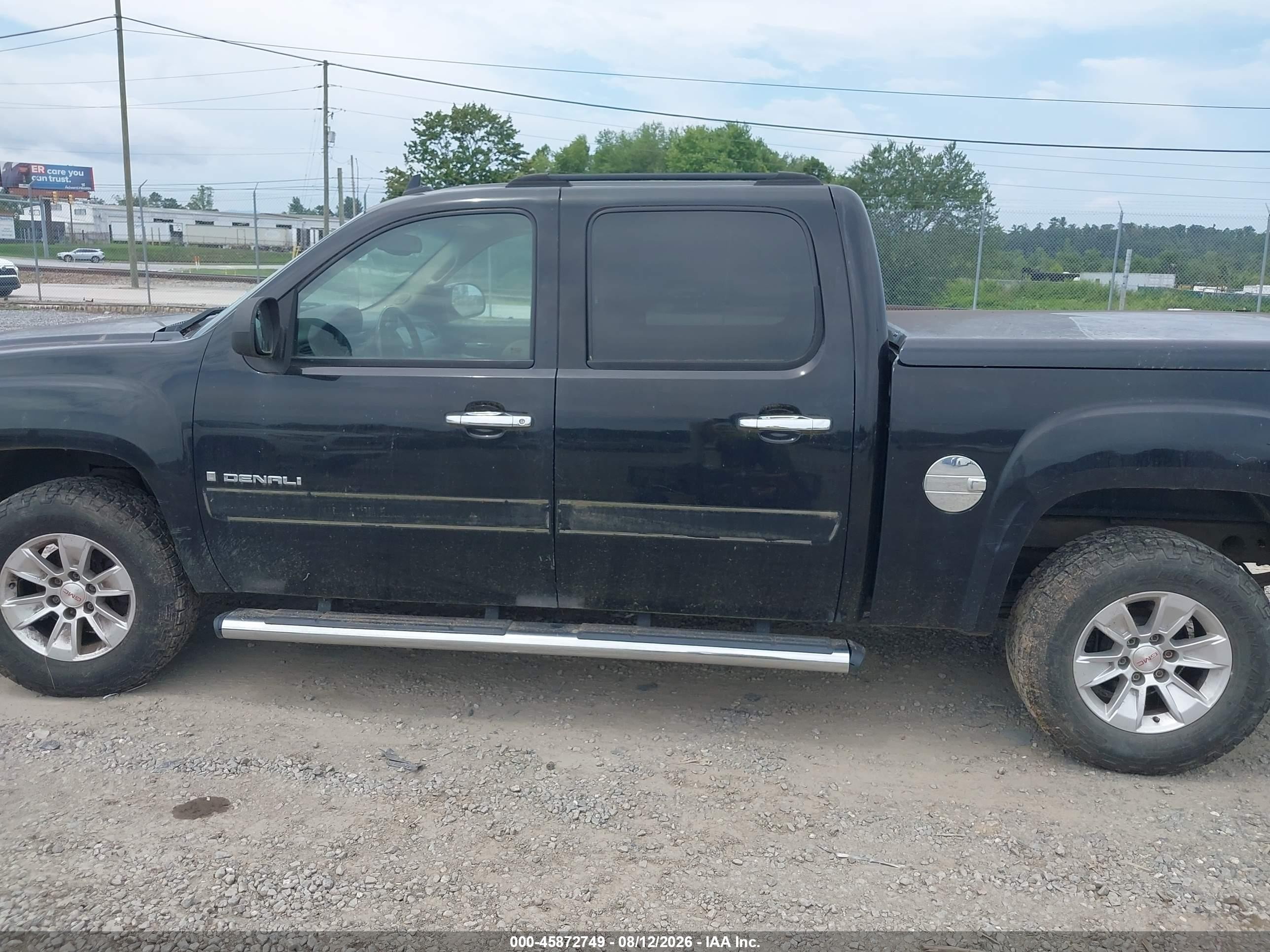 2008 Gmc Sierra 1500 Denali Черный vin: 2GTEK638981171222