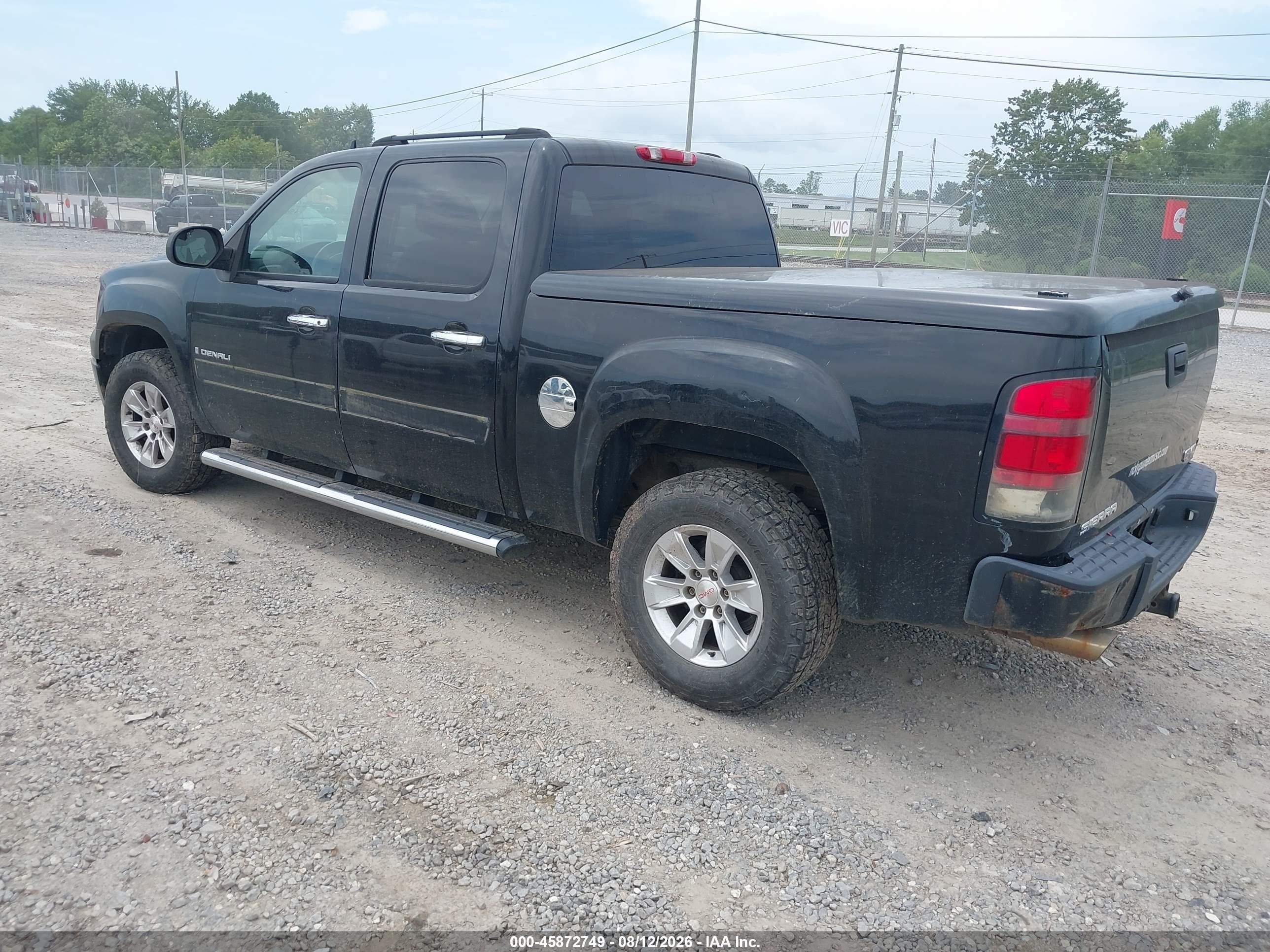 2008 Gmc Sierra 1500 Denali Черный vin: 2GTEK638981171222