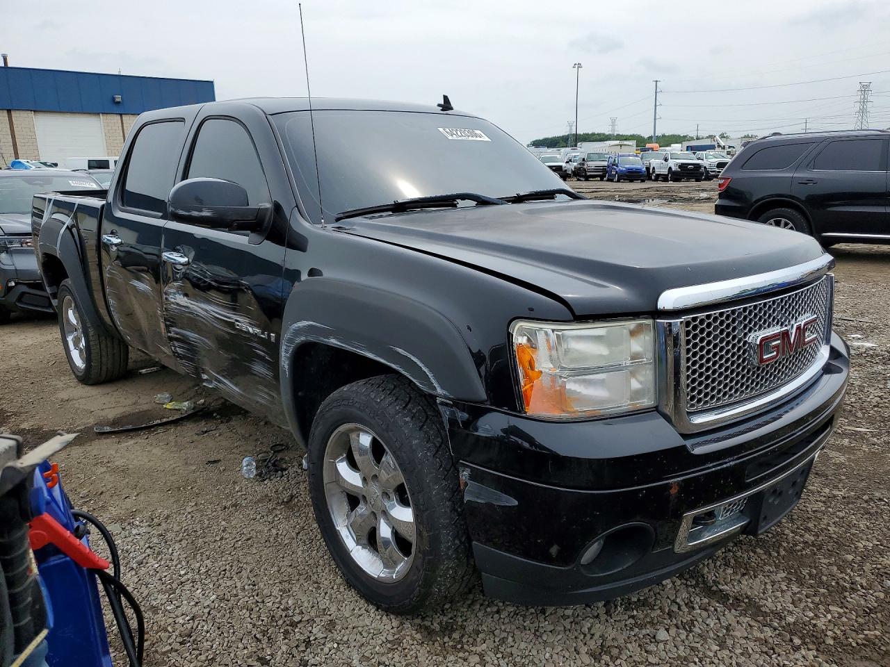2008 Gmc New Sierra K1500 Denali Black vin: 2GTEK638981251197