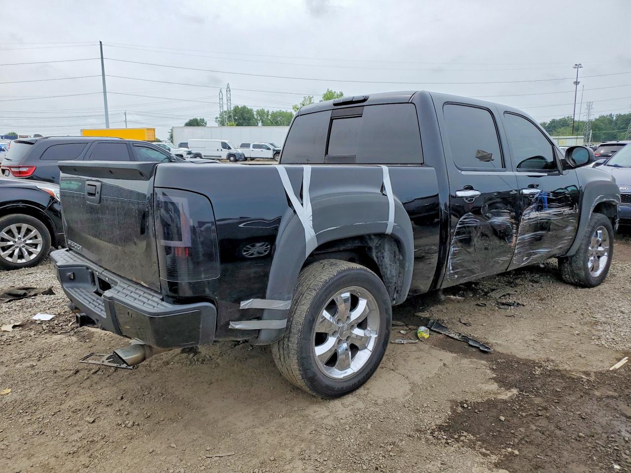 2008 Gmc New Sierra K1500 Denali Black vin: 2GTEK638981251197