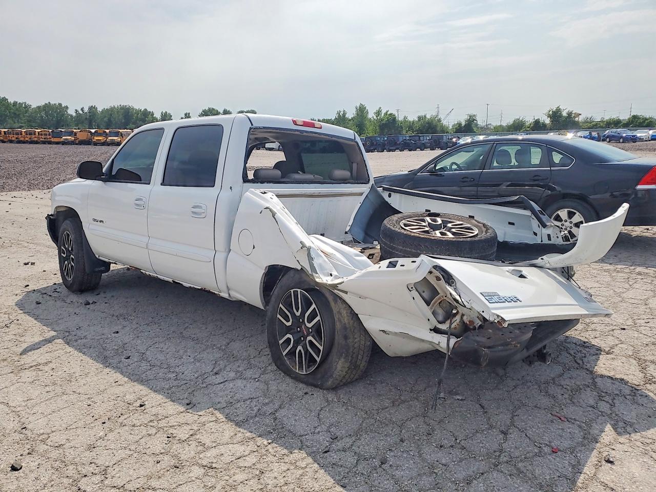 2006 Gmc Sierra K1500 Denali Белый vin: 2GTEK63N261115772