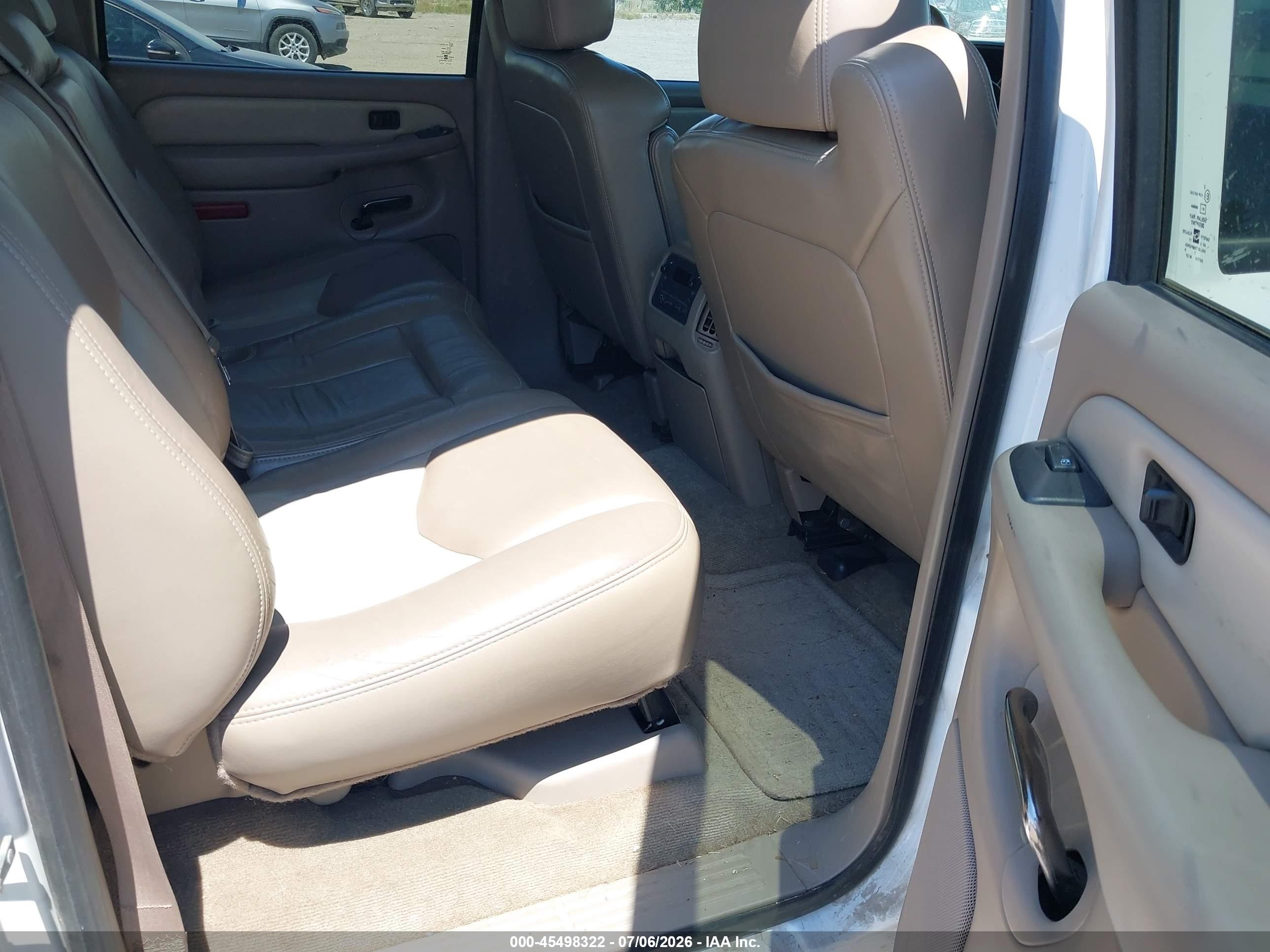 2005 Gmc Sierra 1500 Denali White vin: 2GTEK63N351131218