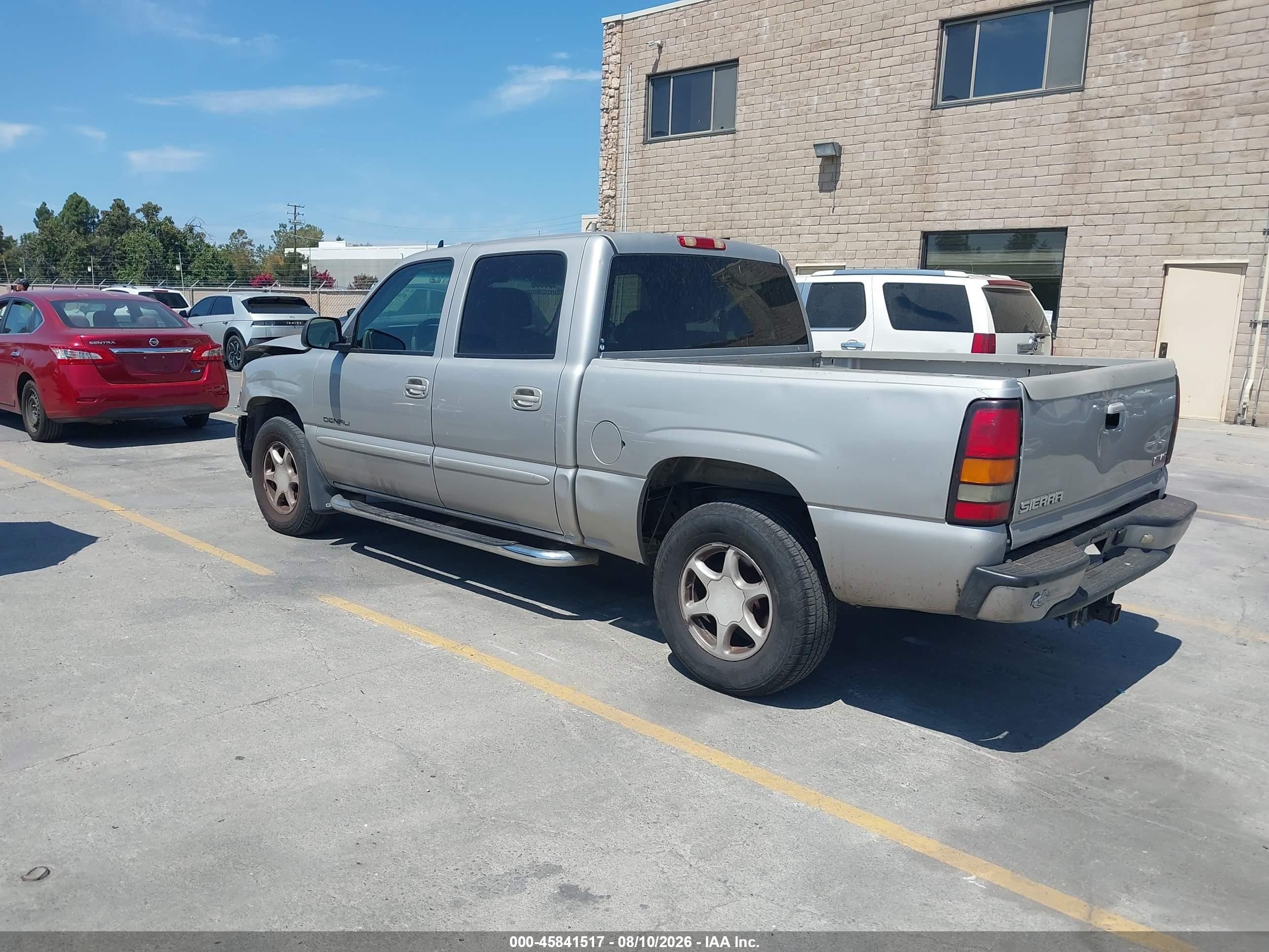 2006 Gmc Sierra 1500 Denali Серый vin: 2GTEK63N461277693