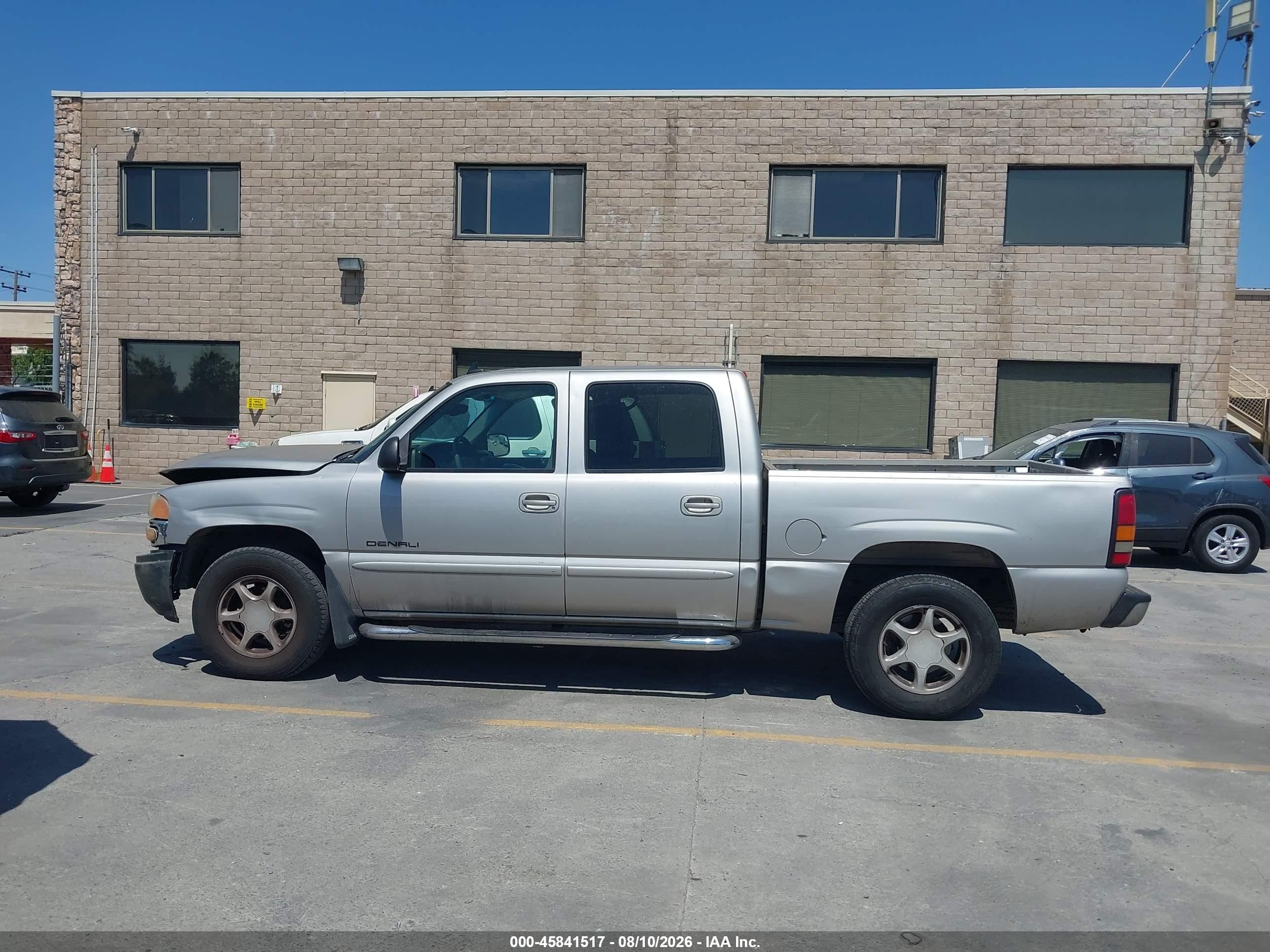 2006 Gmc Sierra 1500 Denali Серый vin: 2GTEK63N461277693