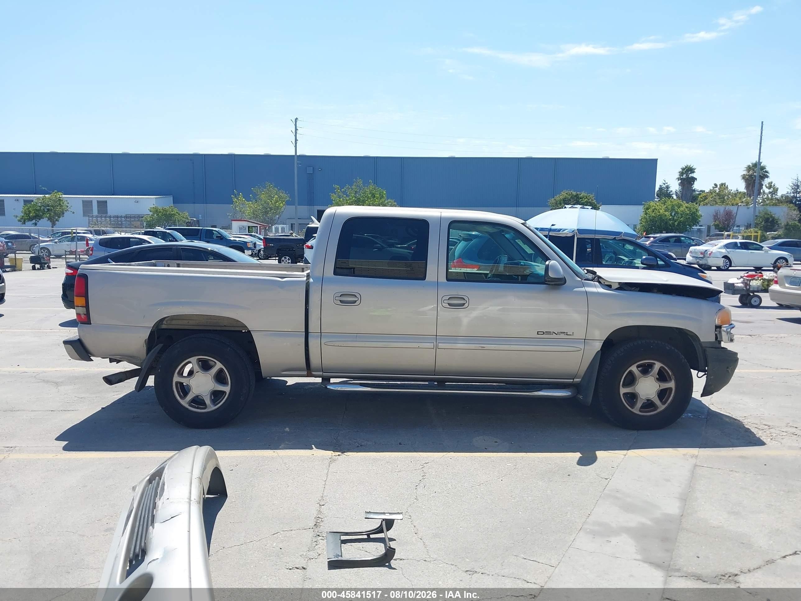 2006 Gmc Sierra 1500 Denali Серый vin: 2GTEK63N461277693