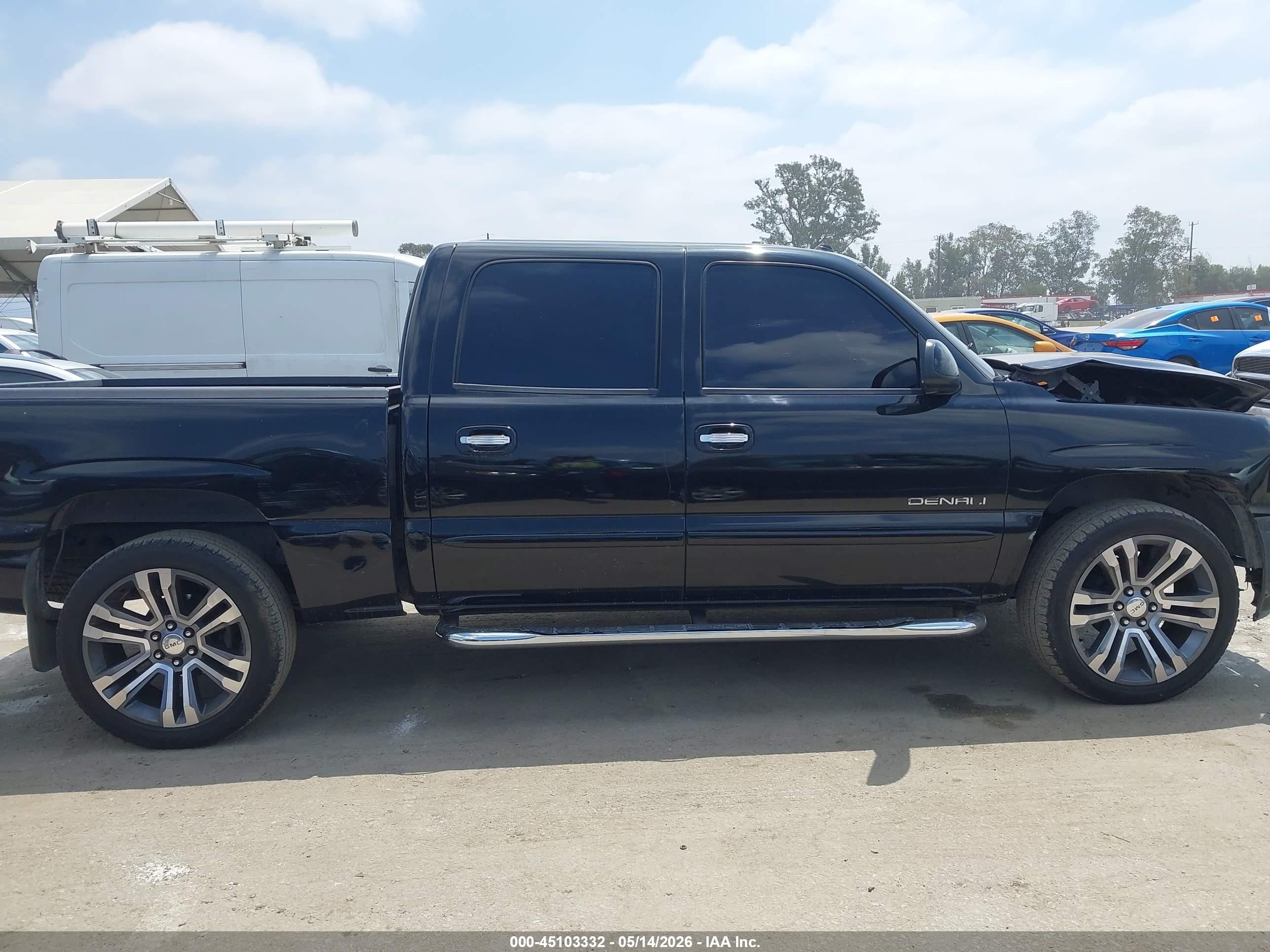 2005 Gmc Sierra 1500 Denali Black vin: 2GTEK63N551284084