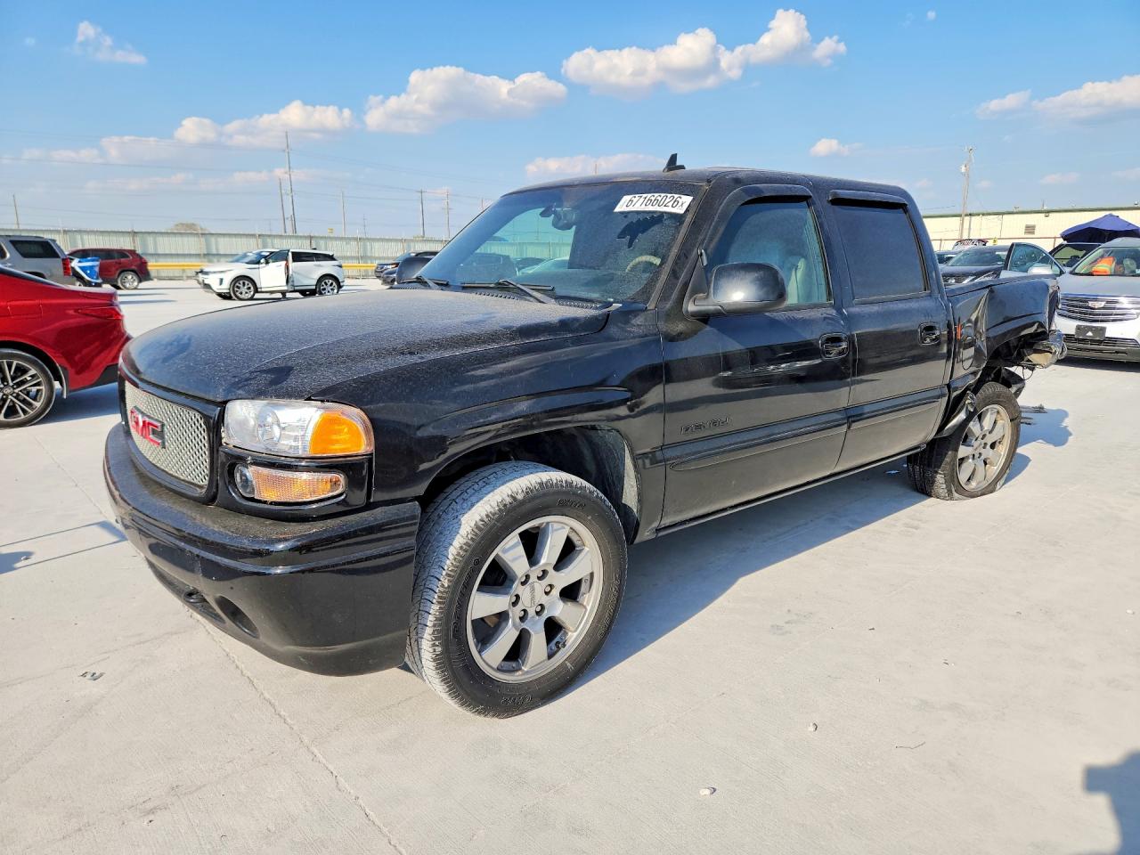 2006 Gmc Sierra K1500 Denali Black vin: 2GTEK63N761160786