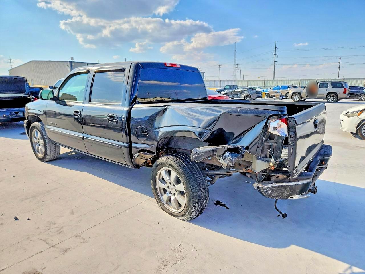 2006 Gmc Sierra K1500 Denali Black vin: 2GTEK63N761160786