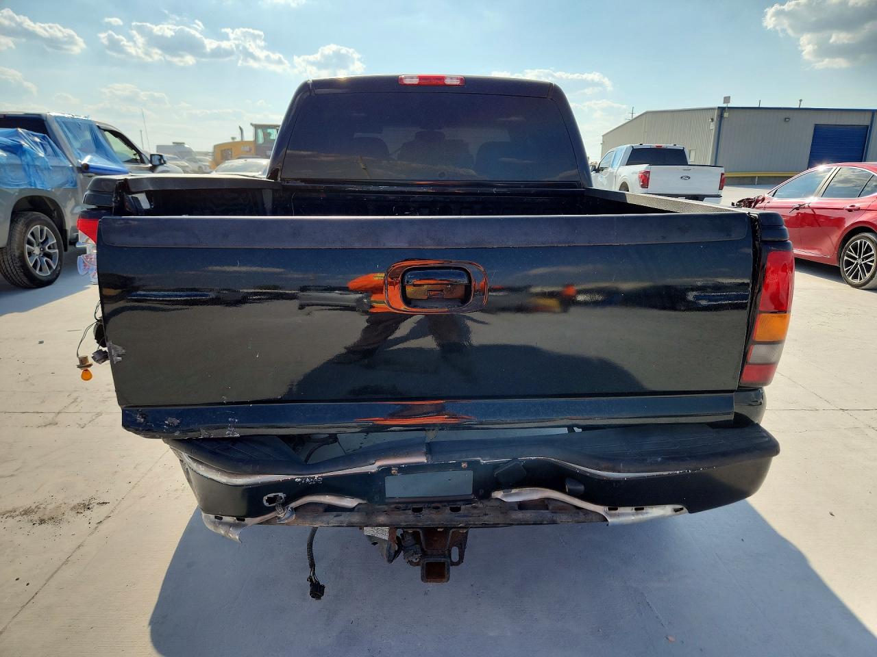2006 Gmc Sierra K1500 Denali Black vin: 2GTEK63N761160786