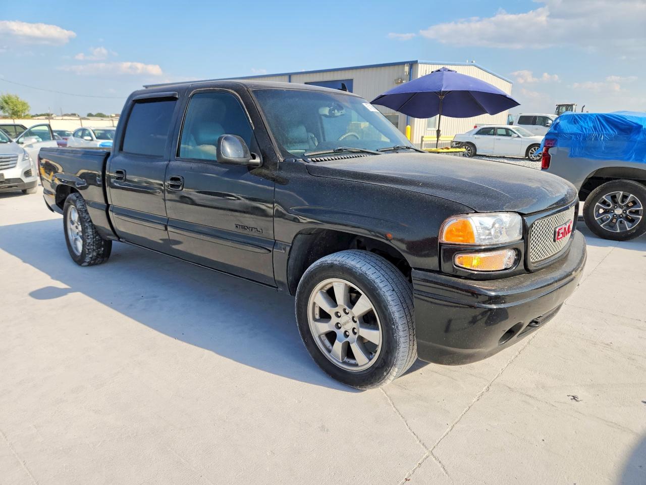 2006 Gmc Sierra K1500 Denali Black vin: 2GTEK63N761160786