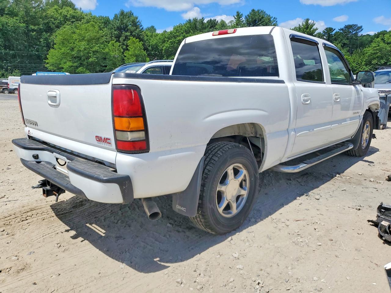 2006 Gmc Sierra K1500 Denali White vin: 2GTEK63N761194646