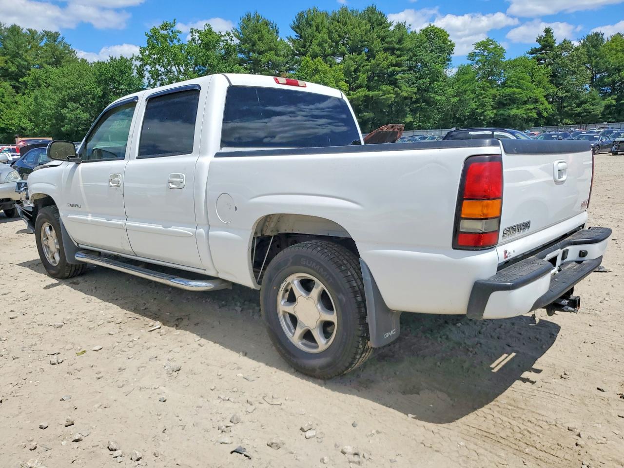 2006 Gmc Sierra K1500 Denali White vin: 2GTEK63N761194646