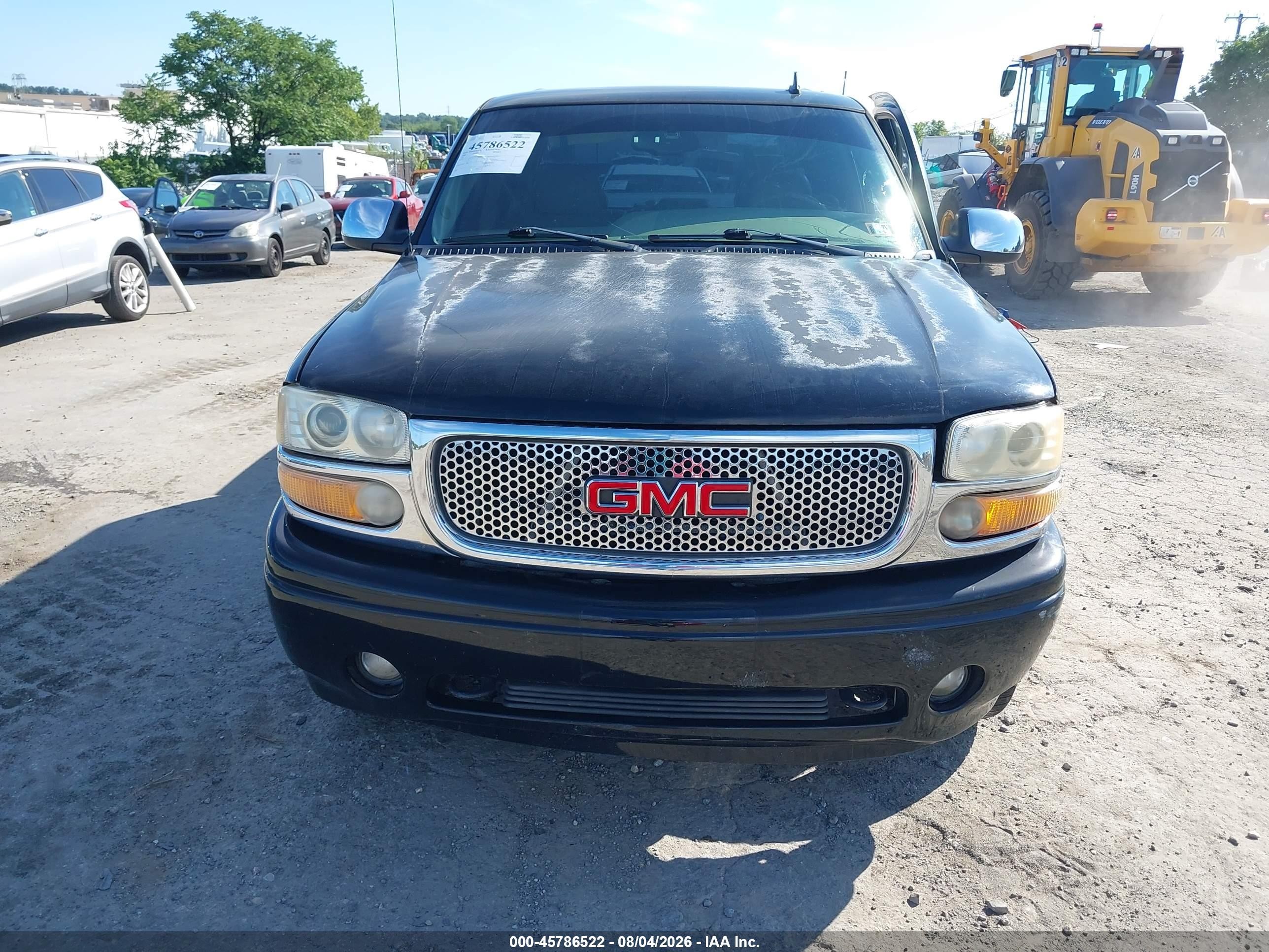 2006 Gmc Sierra K1500 Denali Black vin: 2GTEK63N961143715