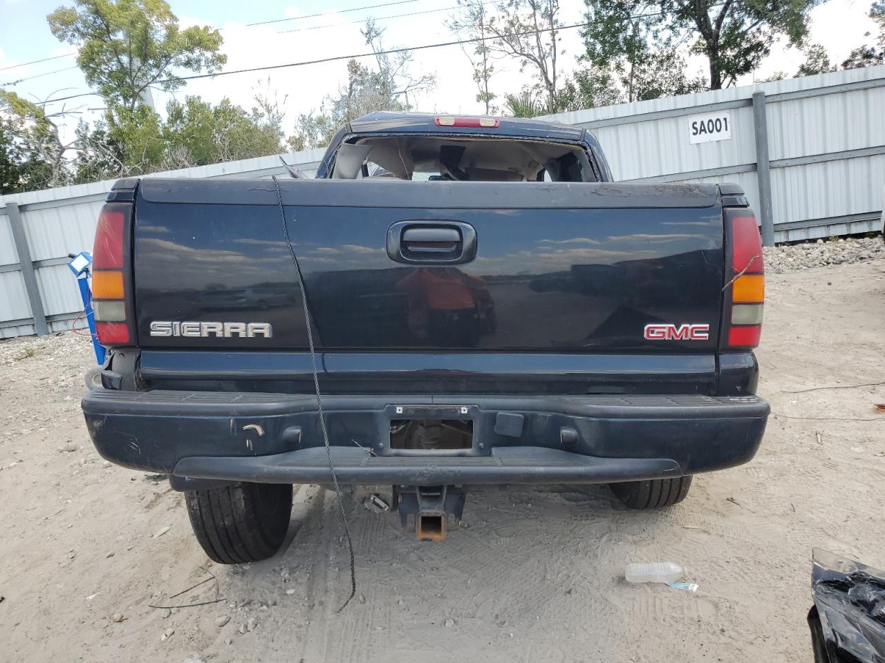 2005 Gmc Sierra K1500 Denali Black vin: 2GTEK63NX51132821