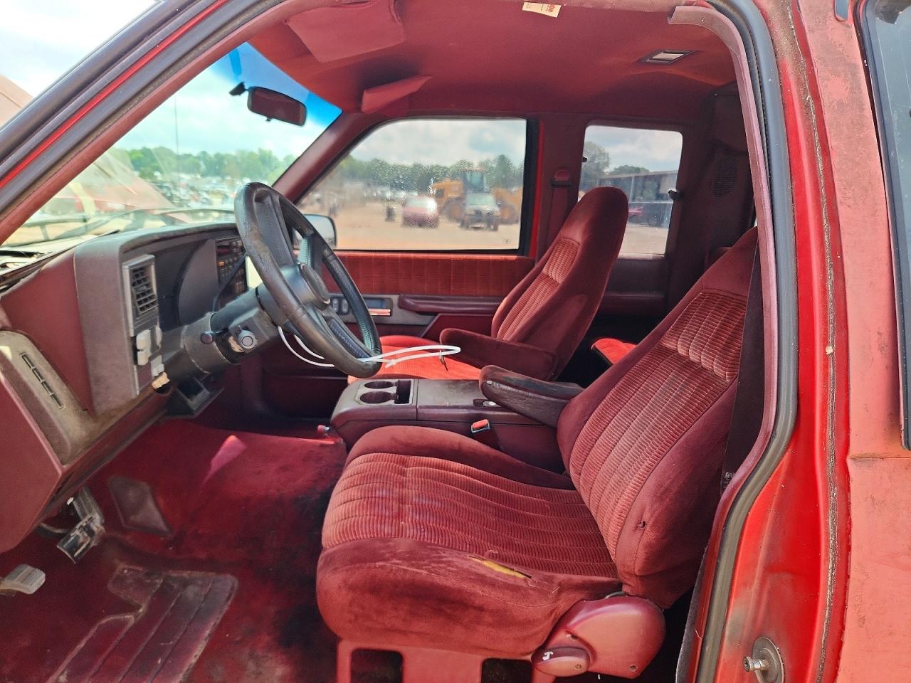 1993 Gmc Sierra C2500 Красный vin: 2GTFC29KXP1515166