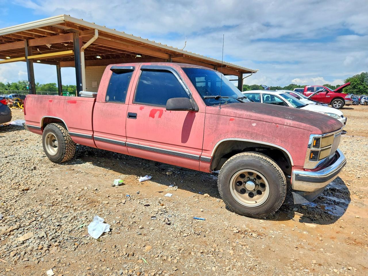 1993 Gmc Sierra C2500 Красный vin: 2GTFC29KXP1515166