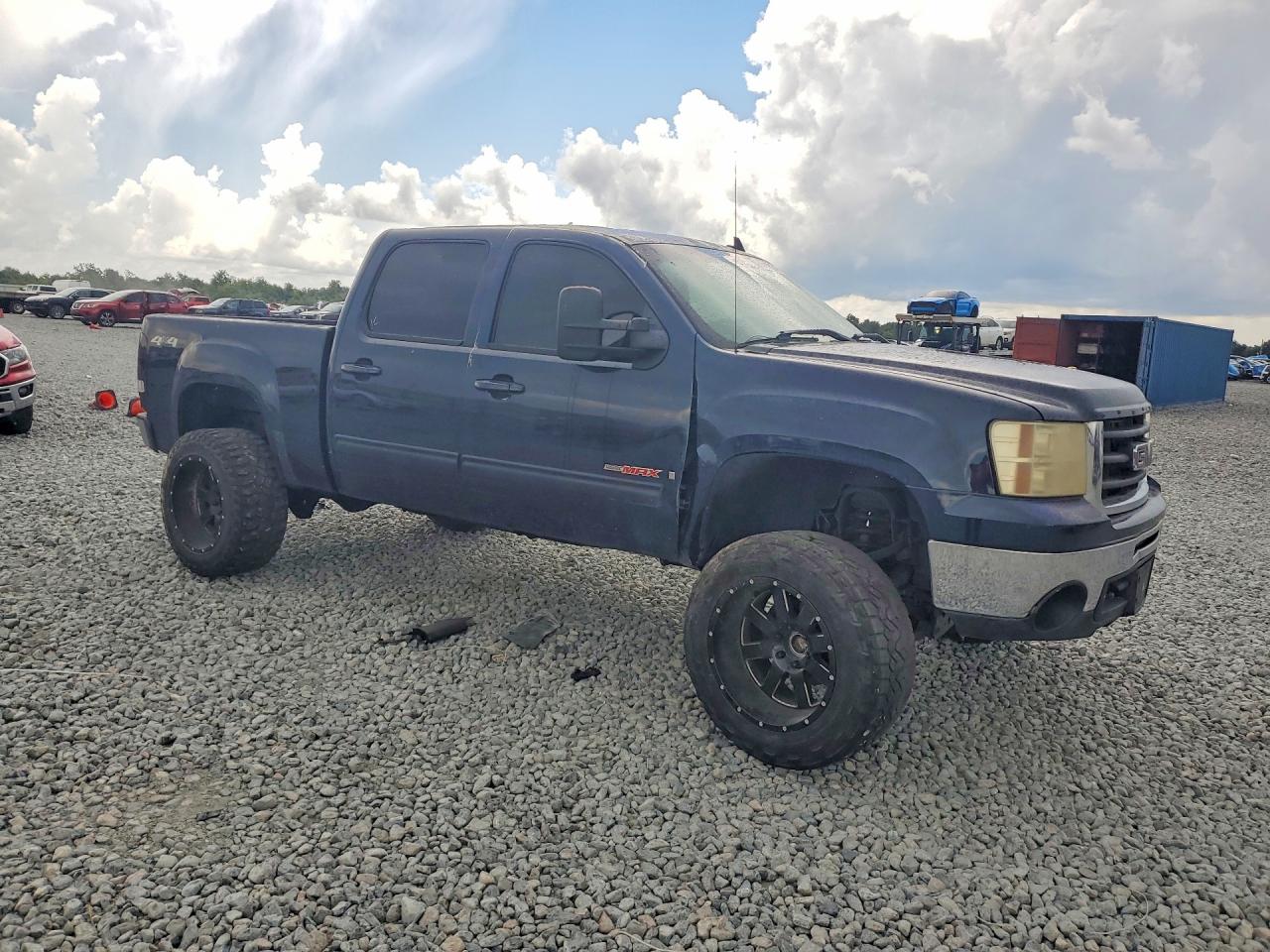2008 Gmc Sierra K1500 Blue vin: 2GTFK13Y281148534