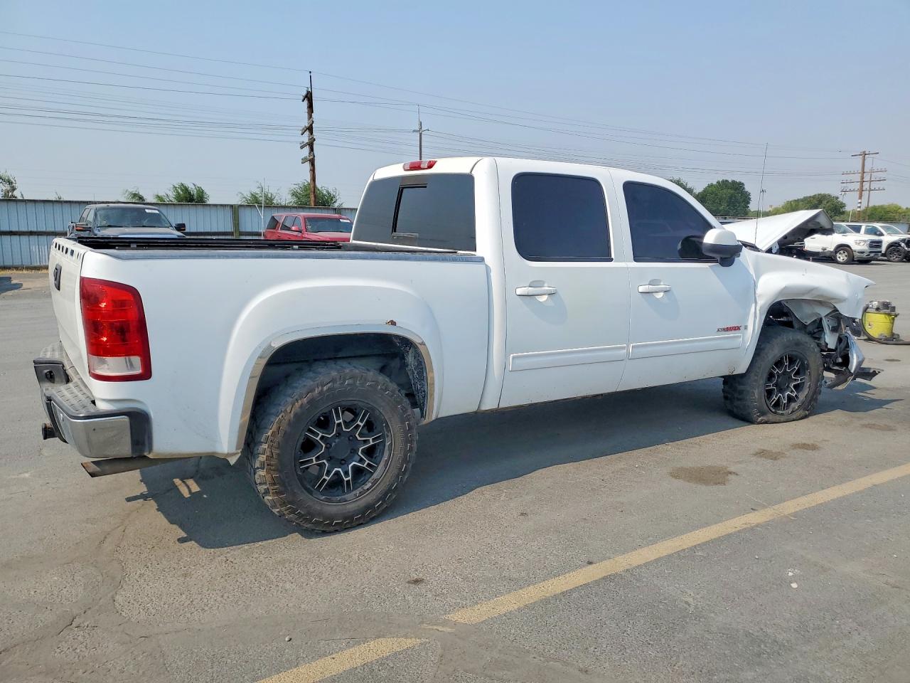 2008 Gmc Sierra K1500 White vin: 2GTFK13Y881274249