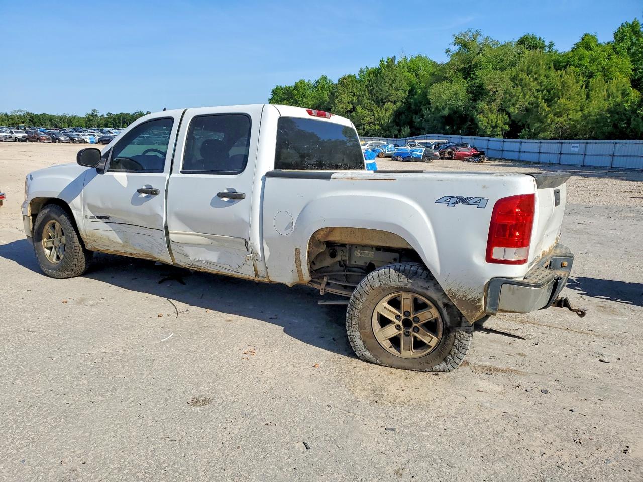 2008 Gmc Sierra K1500 Белый vin: 2GTFK13YX81266461