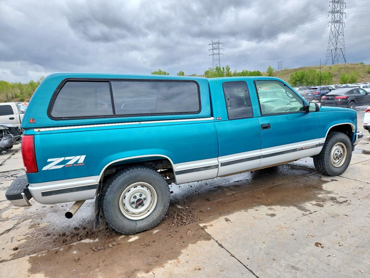 1995 Gmc Sierra K2500 Зеленый vin: 2GTFK29K7S1551330