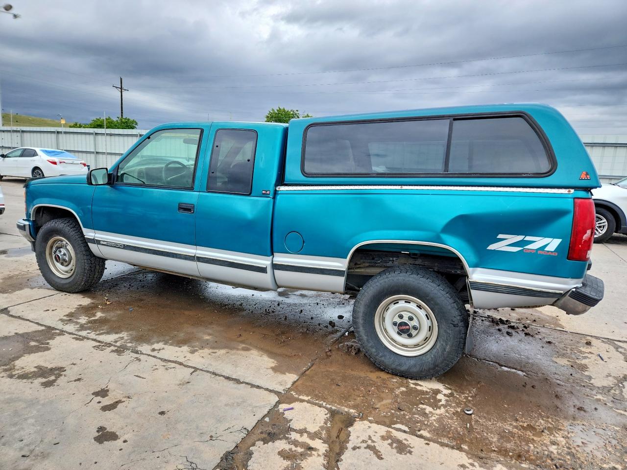 1995 Gmc Sierra K2500 Зеленый vin: 2GTFK29K7S1551330