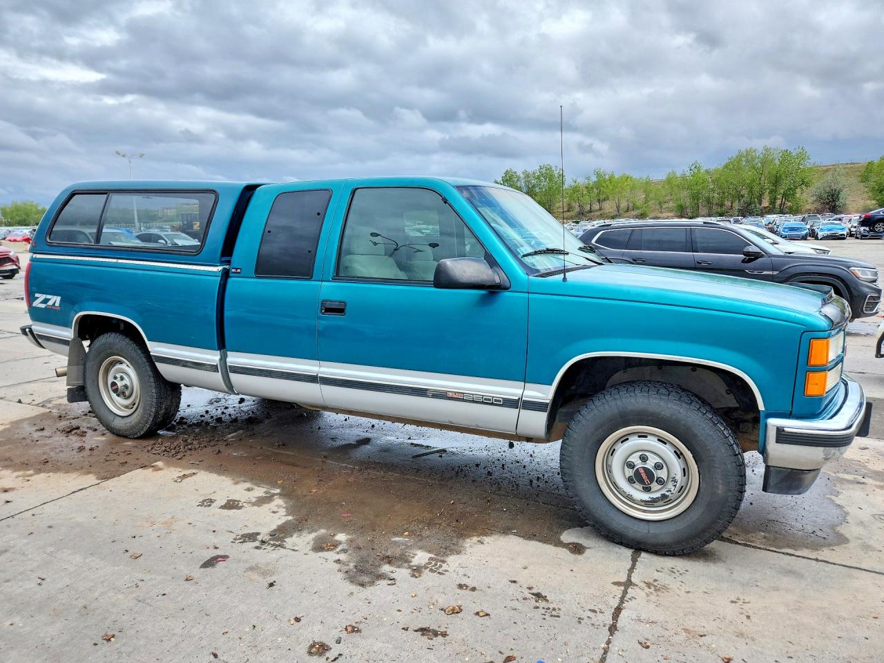 1995 Gmc Sierra K2500 Зеленый vin: 2GTFK29K7S1551330