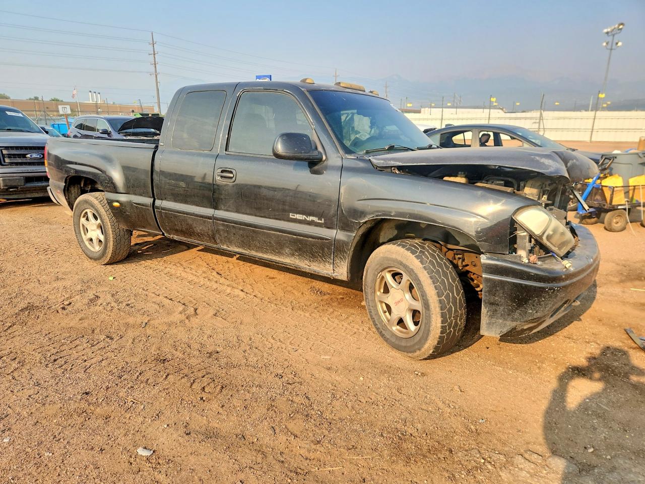 2002 Gmc Sierra K1500 Denali Black vin: 2GTFK69U821323717
