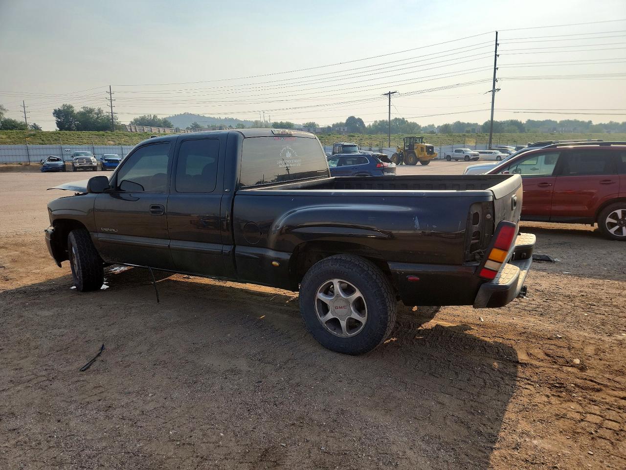 2002 Gmc Sierra K1500 Denali Black vin: 2GTFK69U821323717