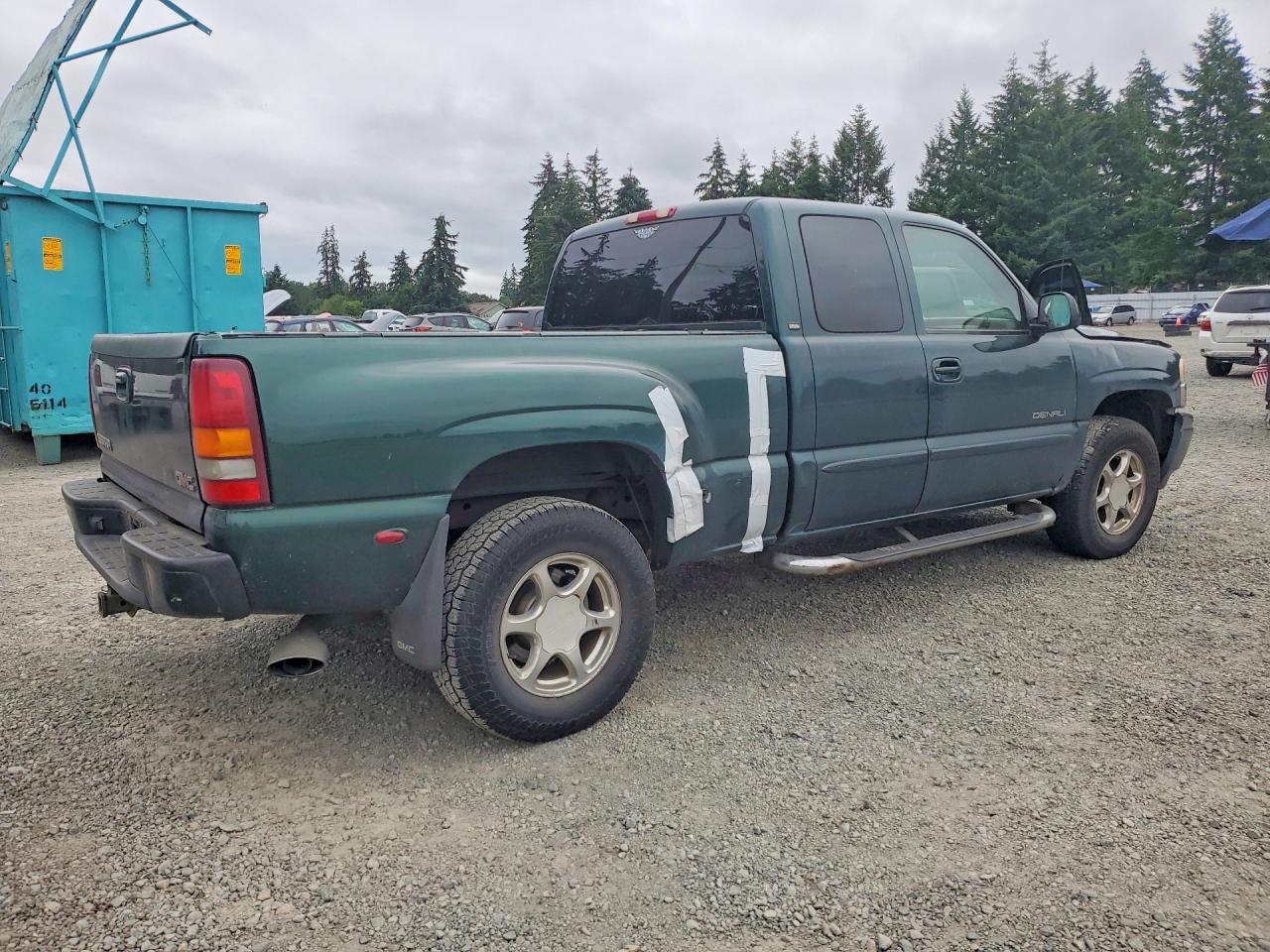 2003 Gmc Sierra K1500 Denali Green vin: 2GTFK69U831160701