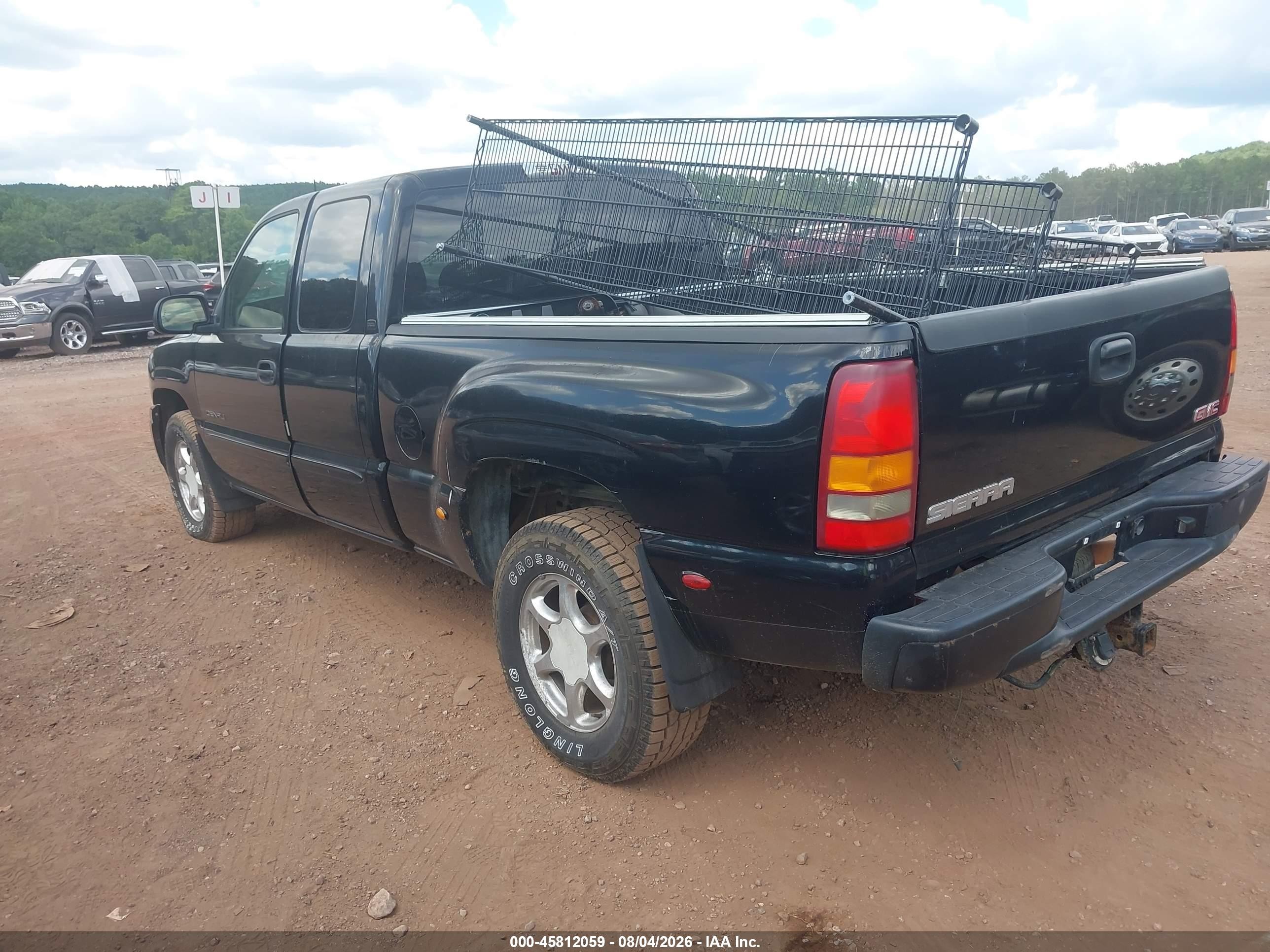 2003 Gmc Sierra 1500 Denali Black vin: 2GTFK69U931306619