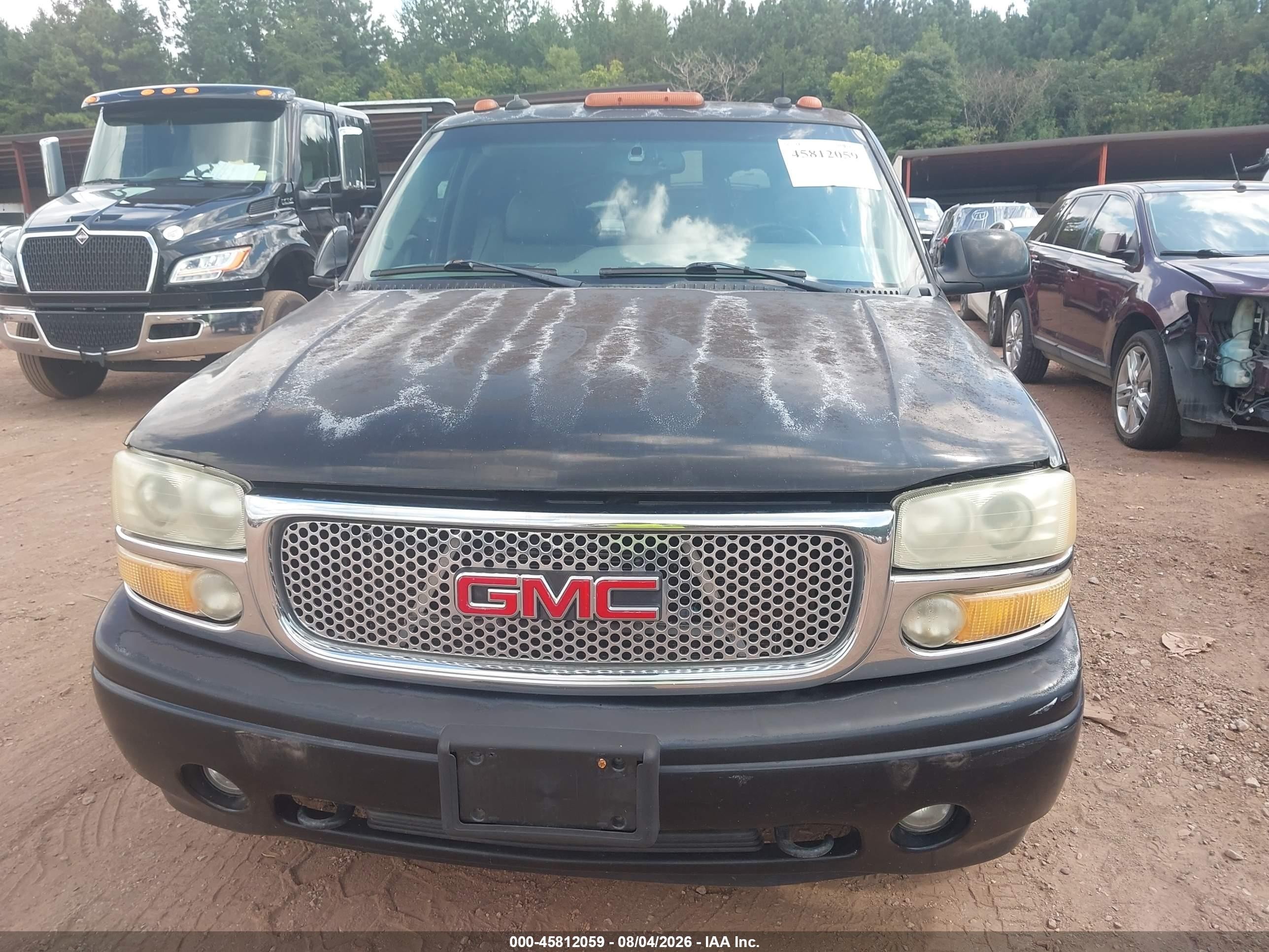 2003 Gmc Sierra 1500 Denali Black vin: 2GTFK69U931306619