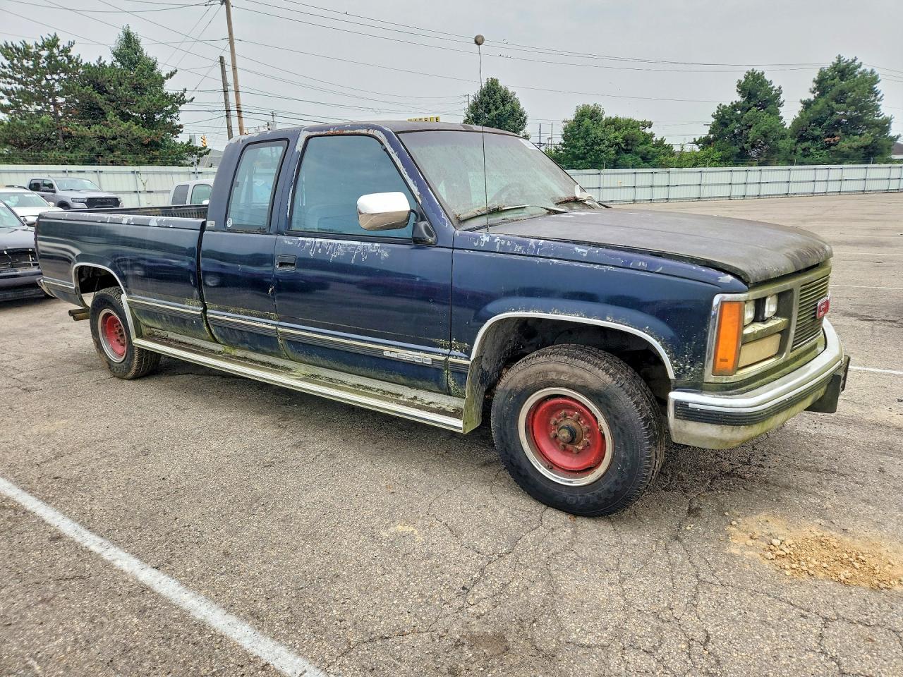 1989 Gmc Sierra C2500 Blue vin: 2GTGC29K8K1525434