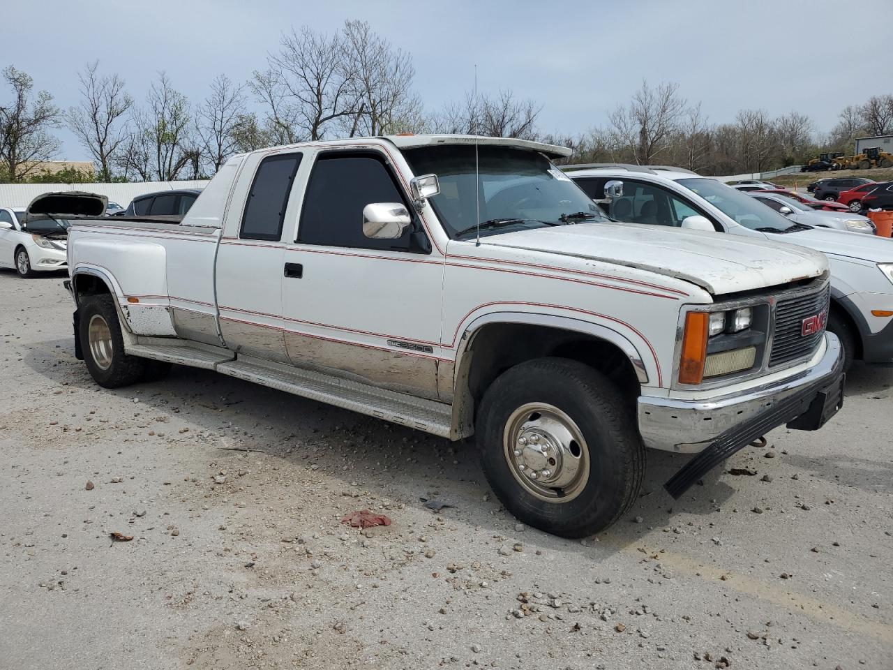 1989 Gmc Sierra C3500 White vin: 2GTHC39K3K1532298