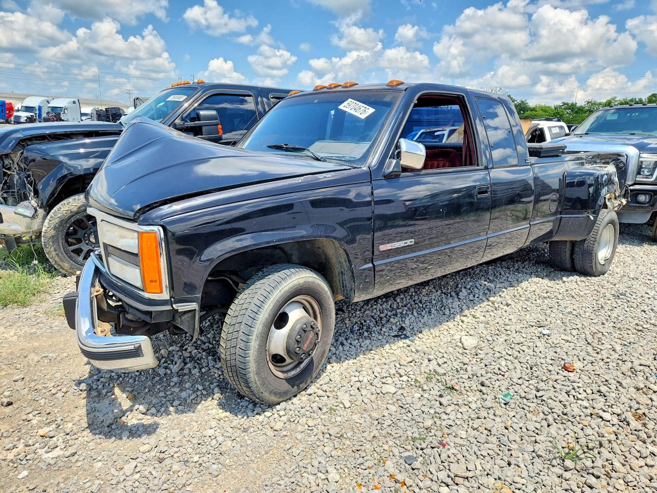 1991 Gmc Sierra C3500 Black vin: 2GTHC39N1M1552451