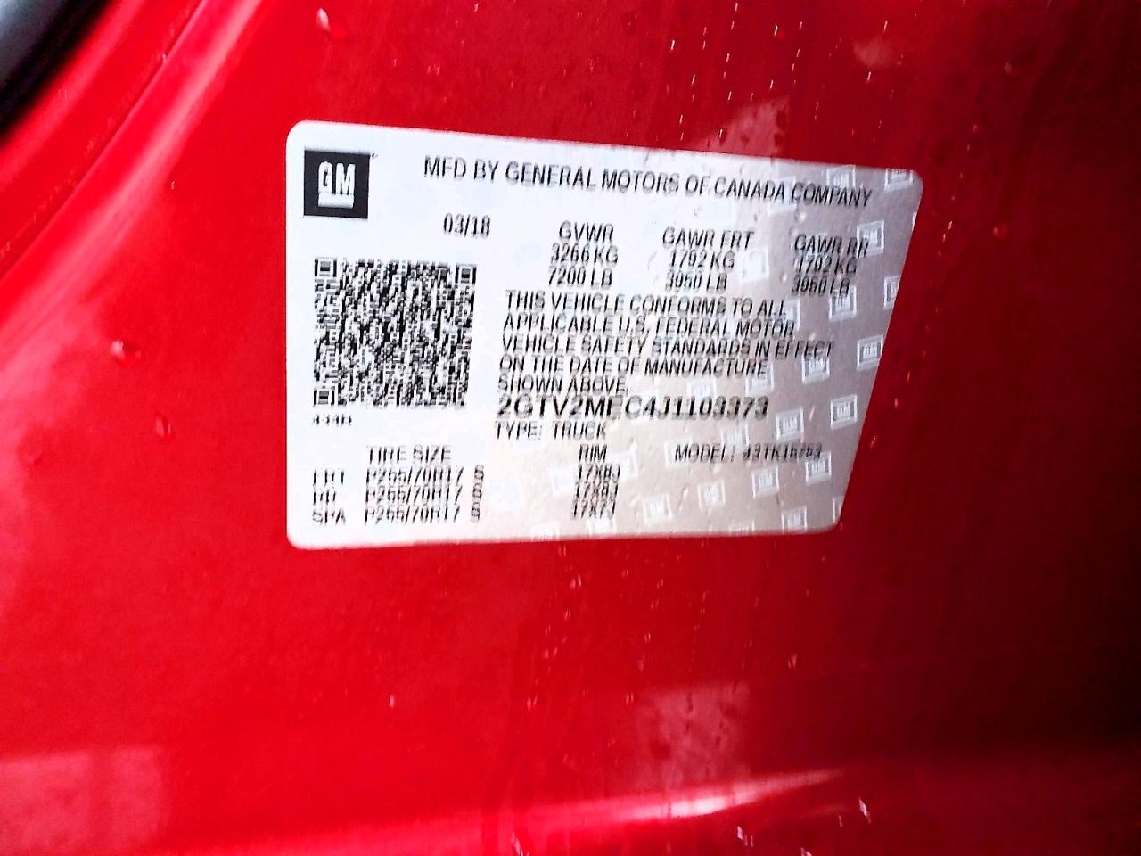 2018 Gmc Sierra K1500 Sle Red vin: 2GTV2MEC4J1103373