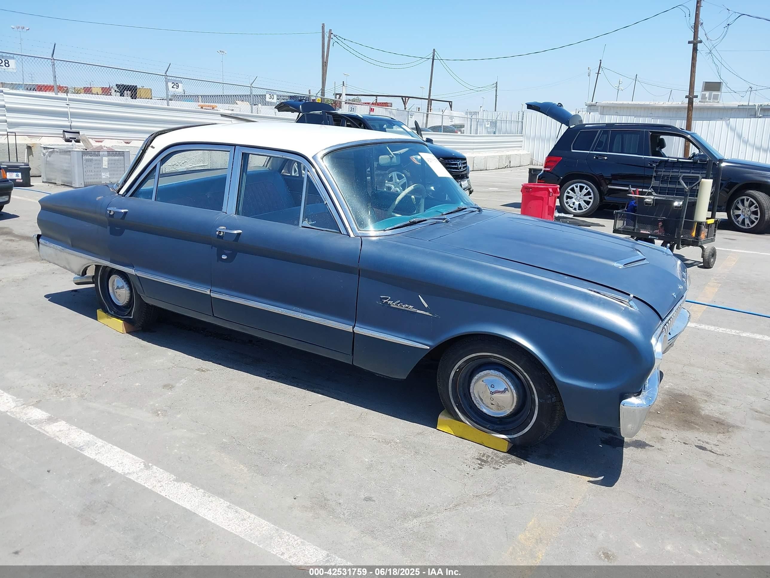 1962 Ford Falcon   Blue vin: 2H12U170851      