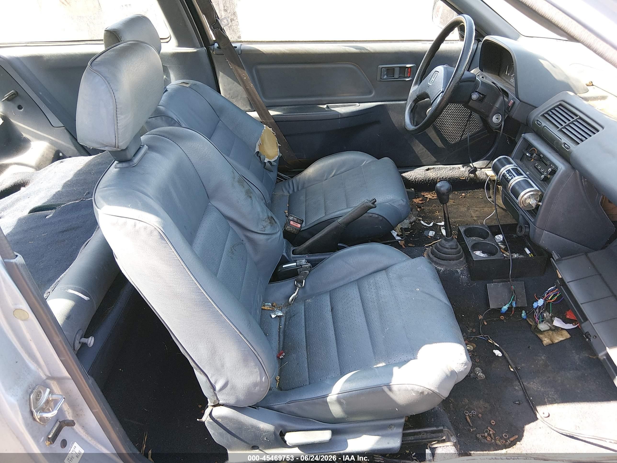 1990 Honda Civic   Light Blue vin: 2HGED6343LH505088