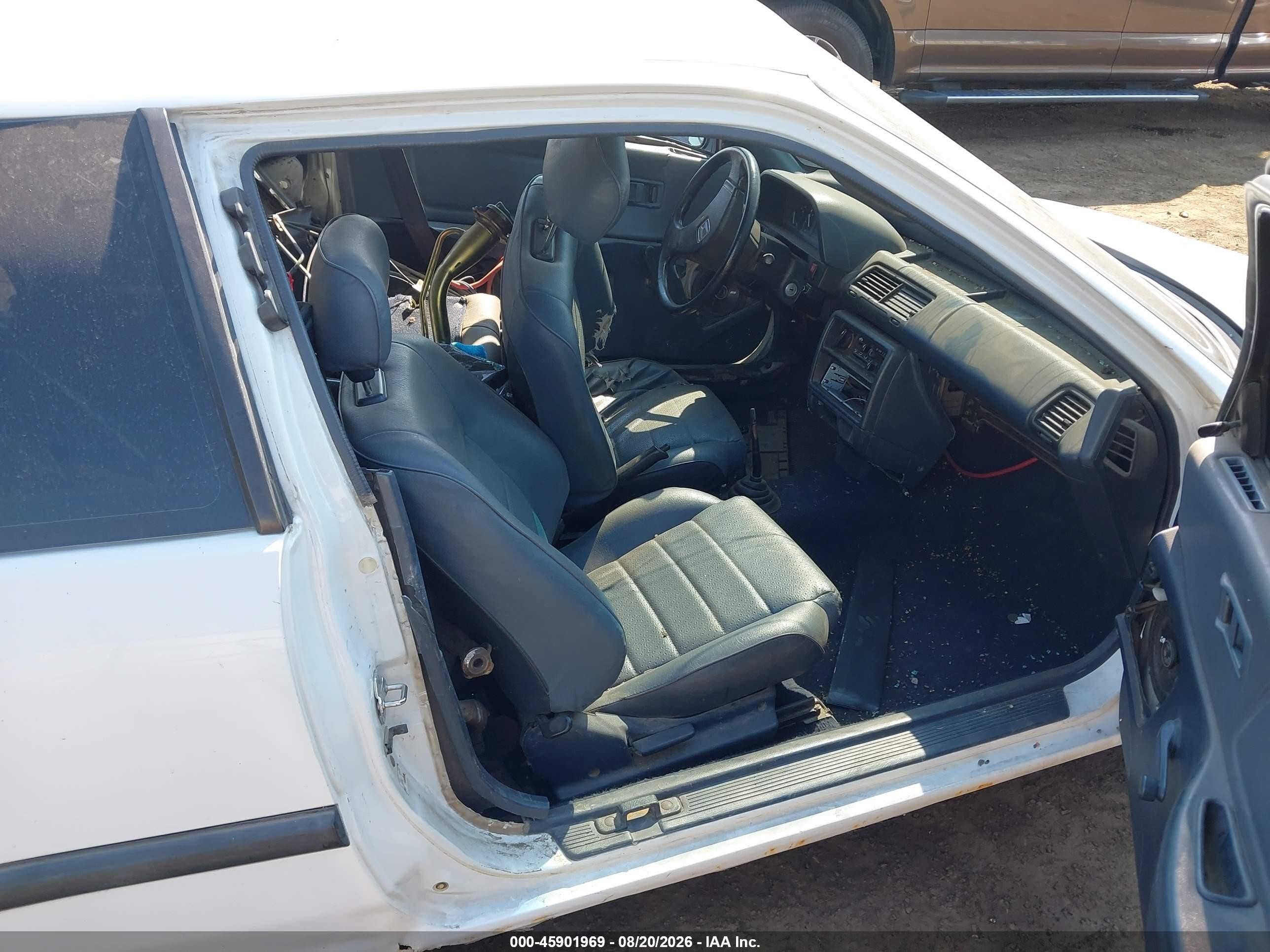 1991 Honda Civic   White vin: 2HGED6344MH505831