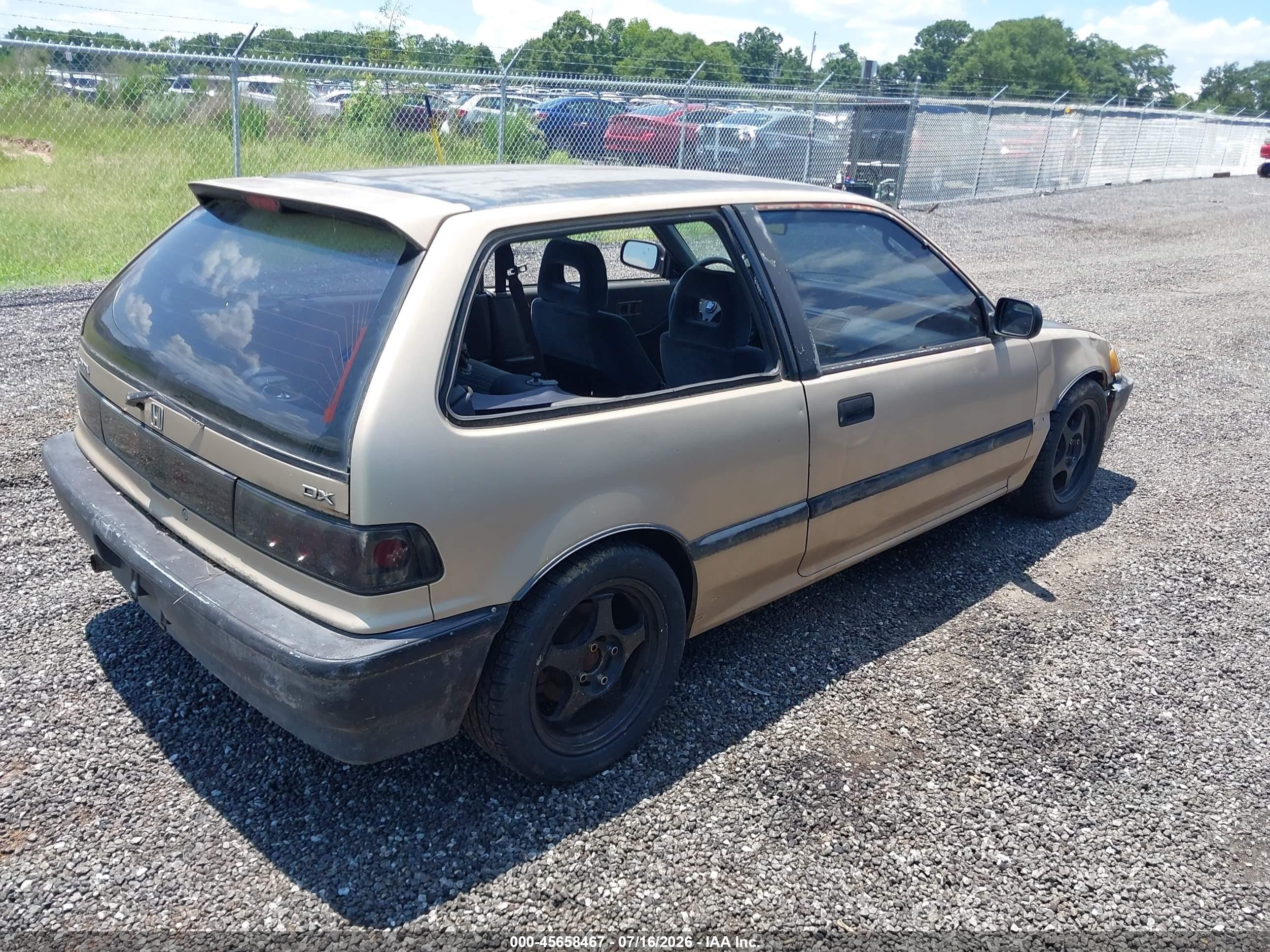 1990 Honda Civic Dx Gold vin: 2HGED6353LH569043