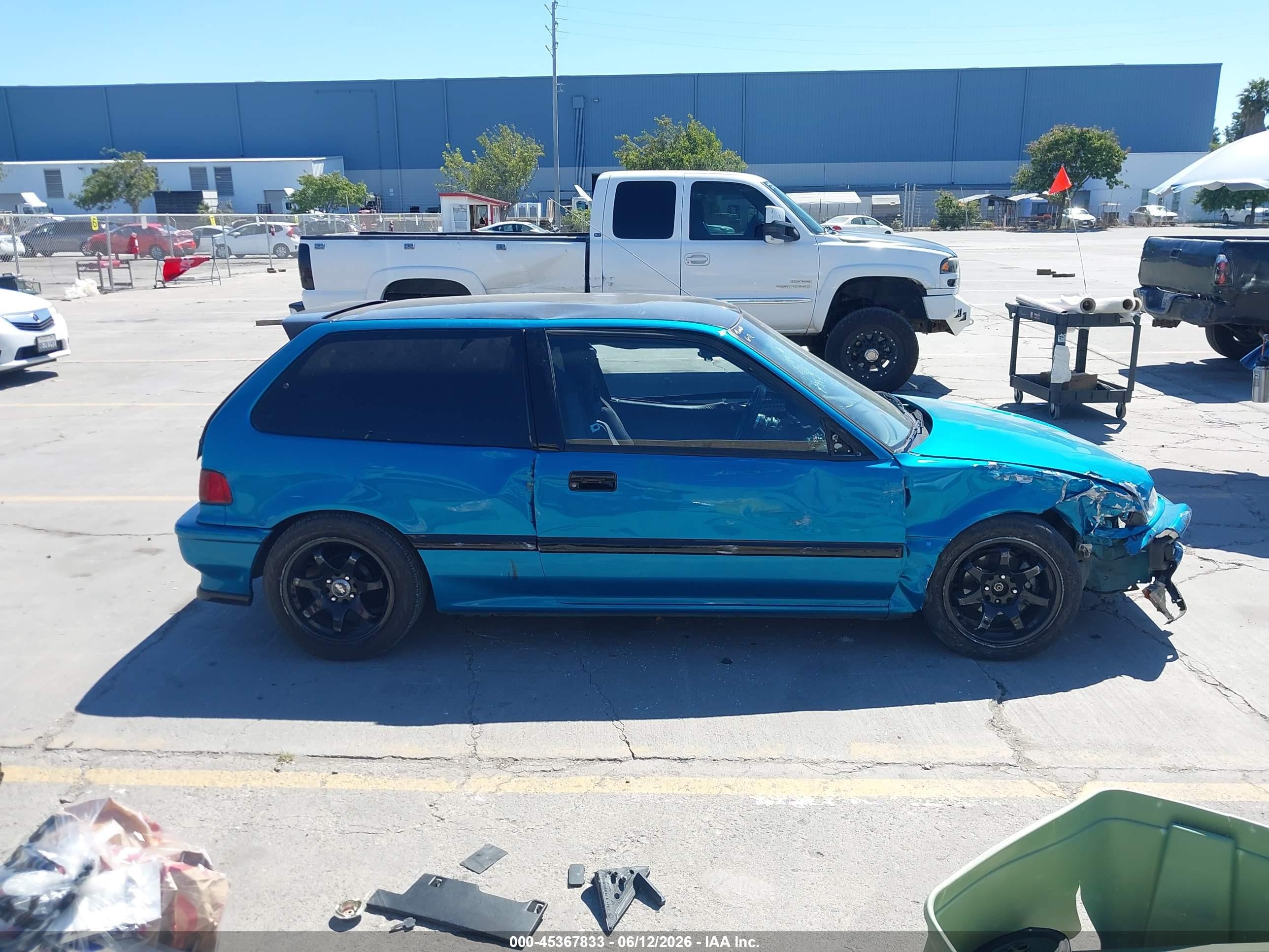 1991 Honda Civic Dx Light Blue vin: 2HGED6354MH559915