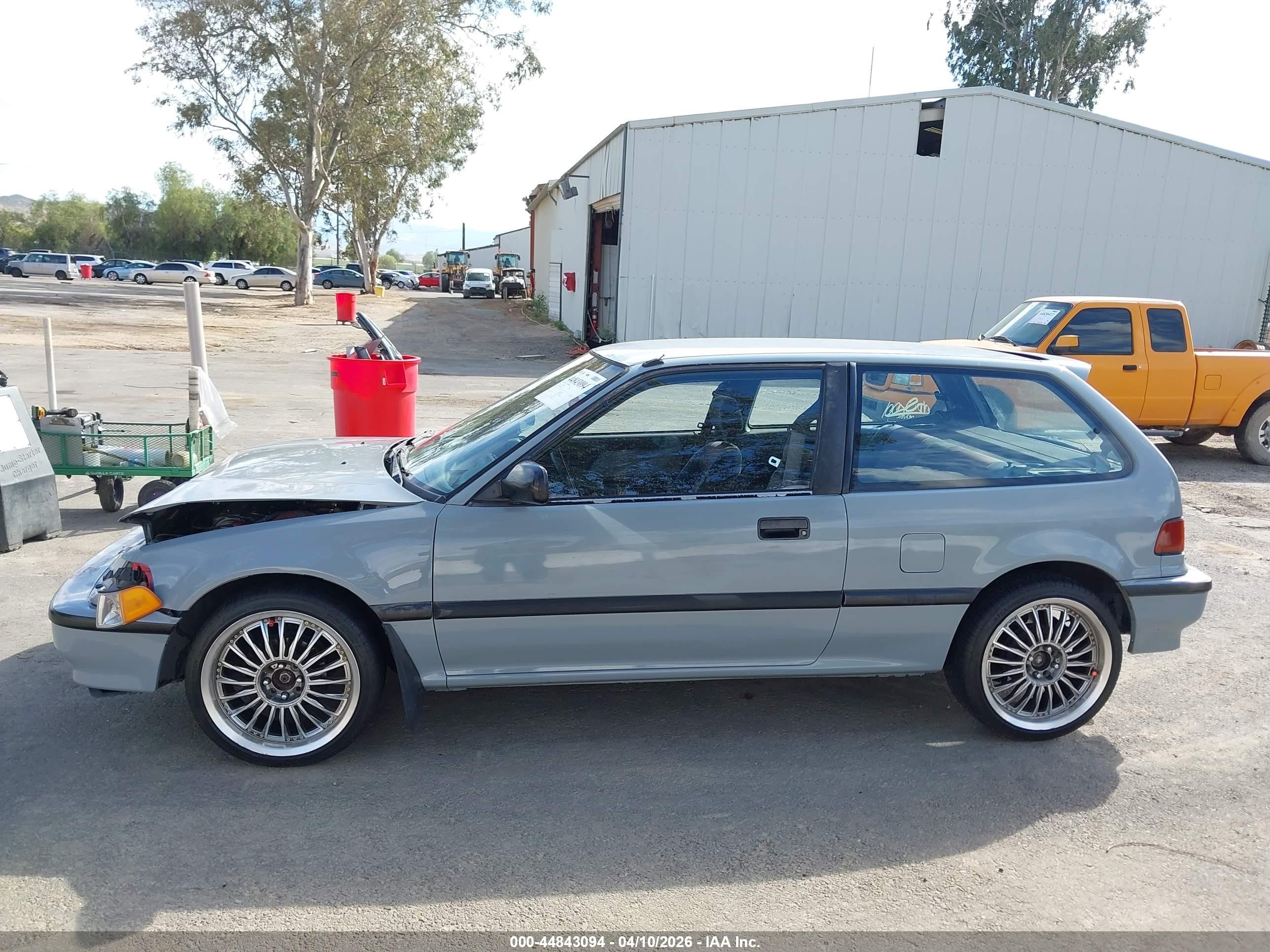 1991 Honda Civic Dx Gray vin: 2HGED6451MH585449