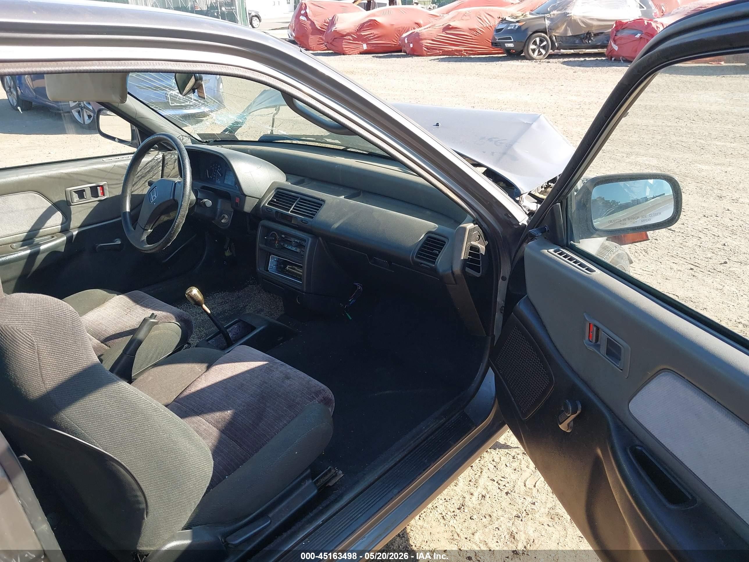 1991 Honda Civic Dx Gray vin: 2HGED6457MH571006