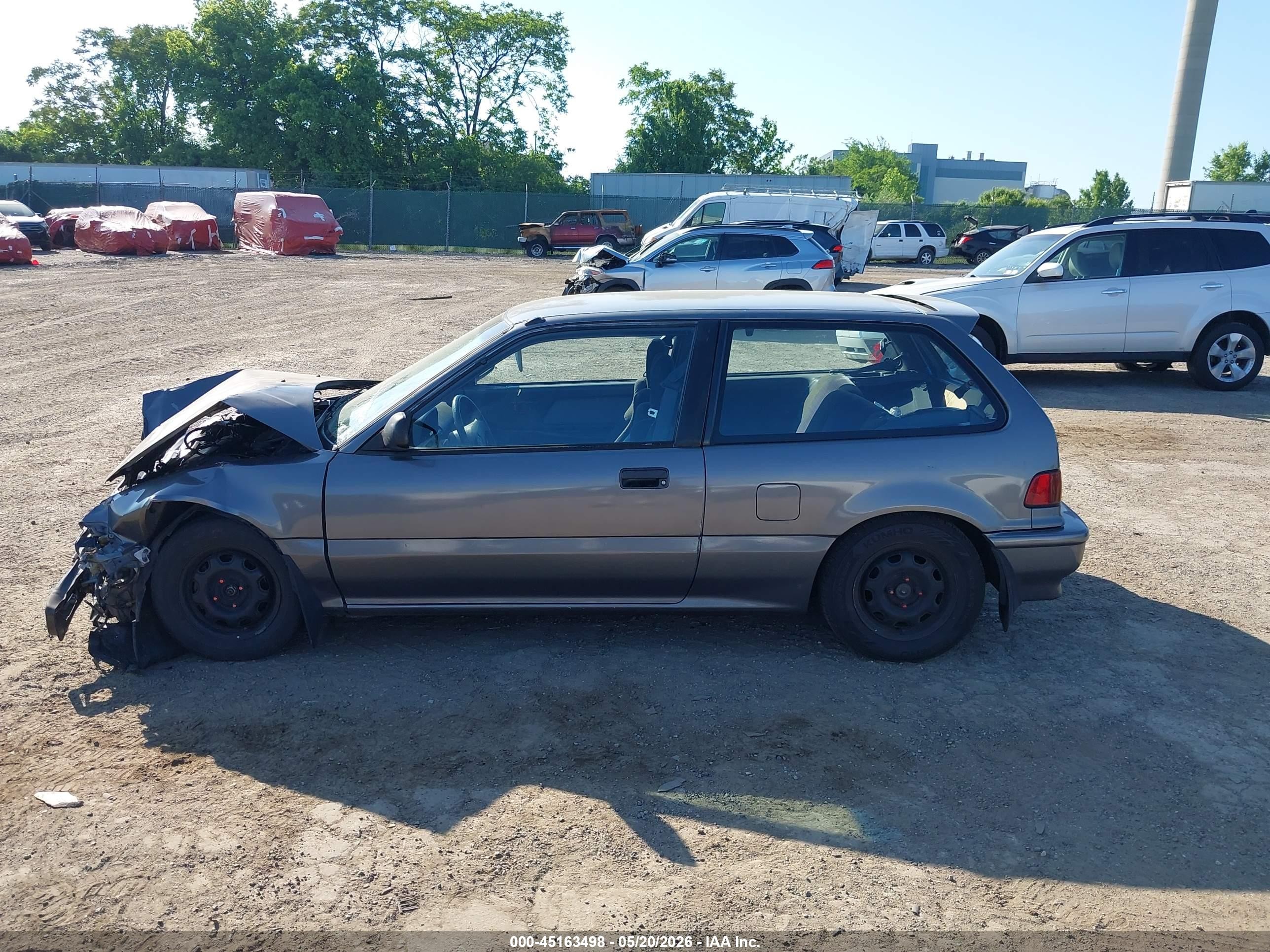 1991 Honda Civic Dx Gray vin: 2HGED6457MH571006