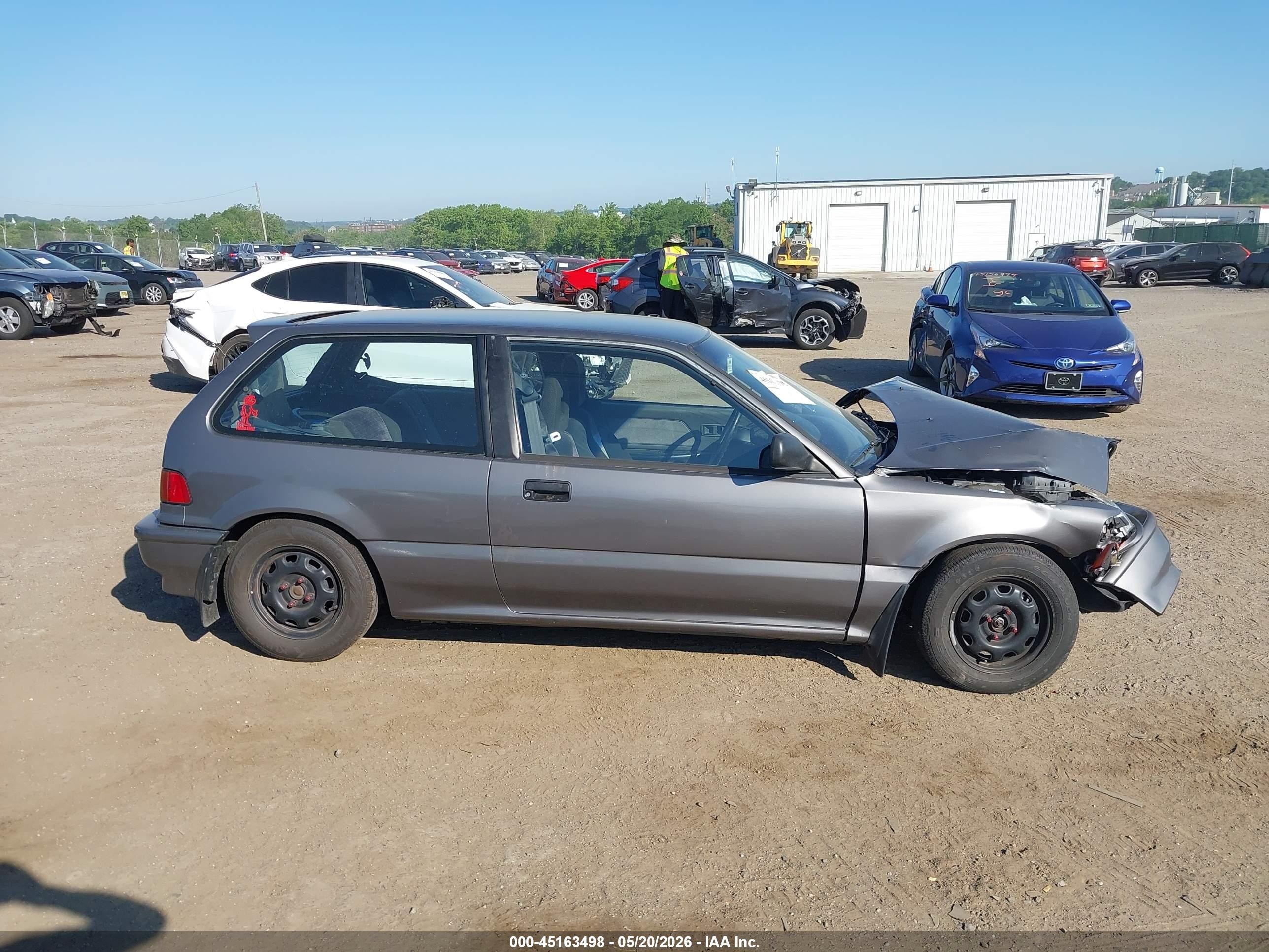 1991 Honda Civic Dx Gray vin: 2HGED6457MH571006