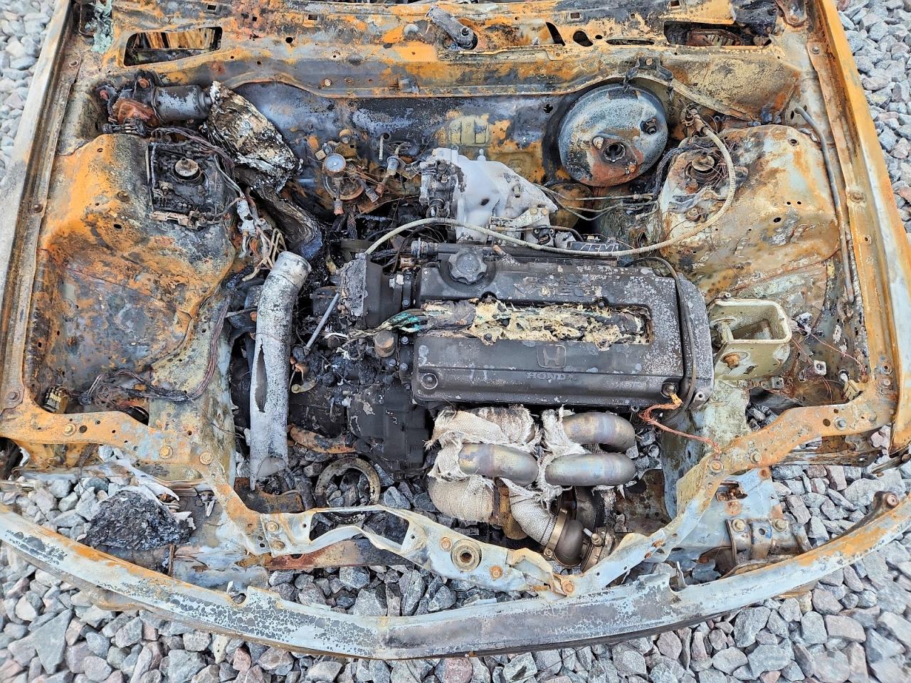 1991 Honda Civic Si Burn vin: 2HGED7369MH568771