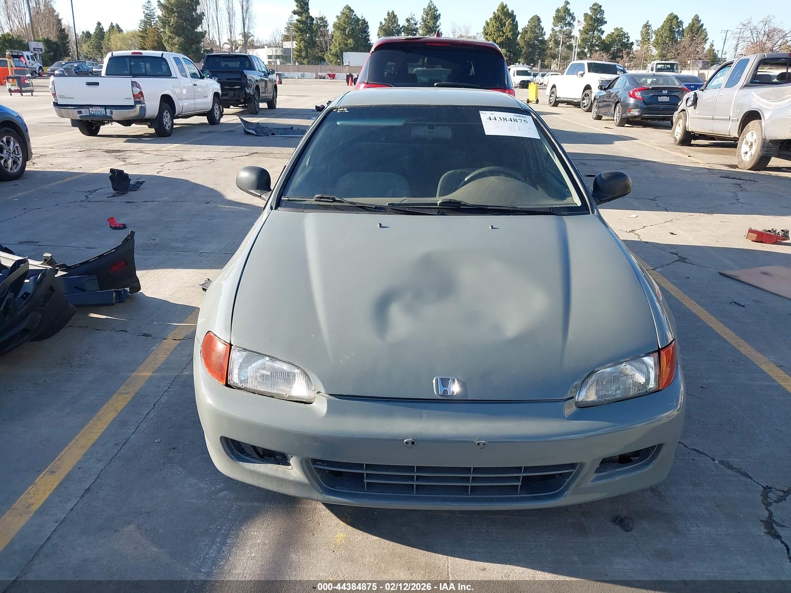 1993 Honda Civic Cx Серый vin: 2HGEH2354PH541917