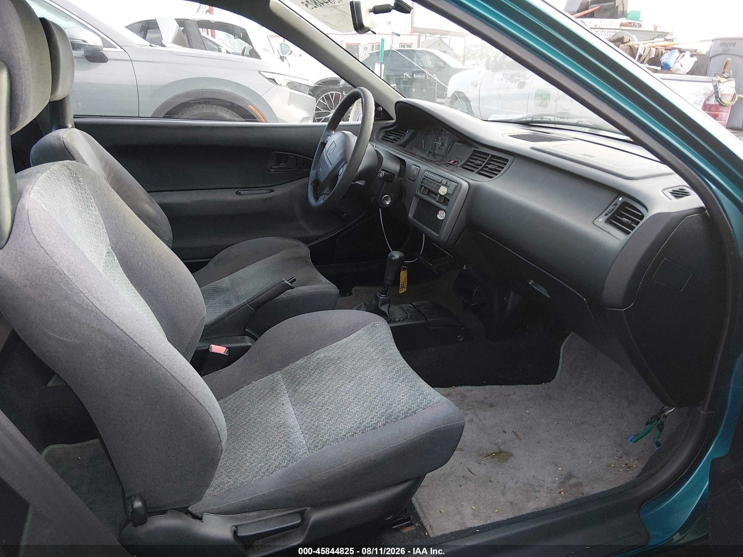 1995 Honda Civic Cx Teal vin: 2HGEH2356SH511584