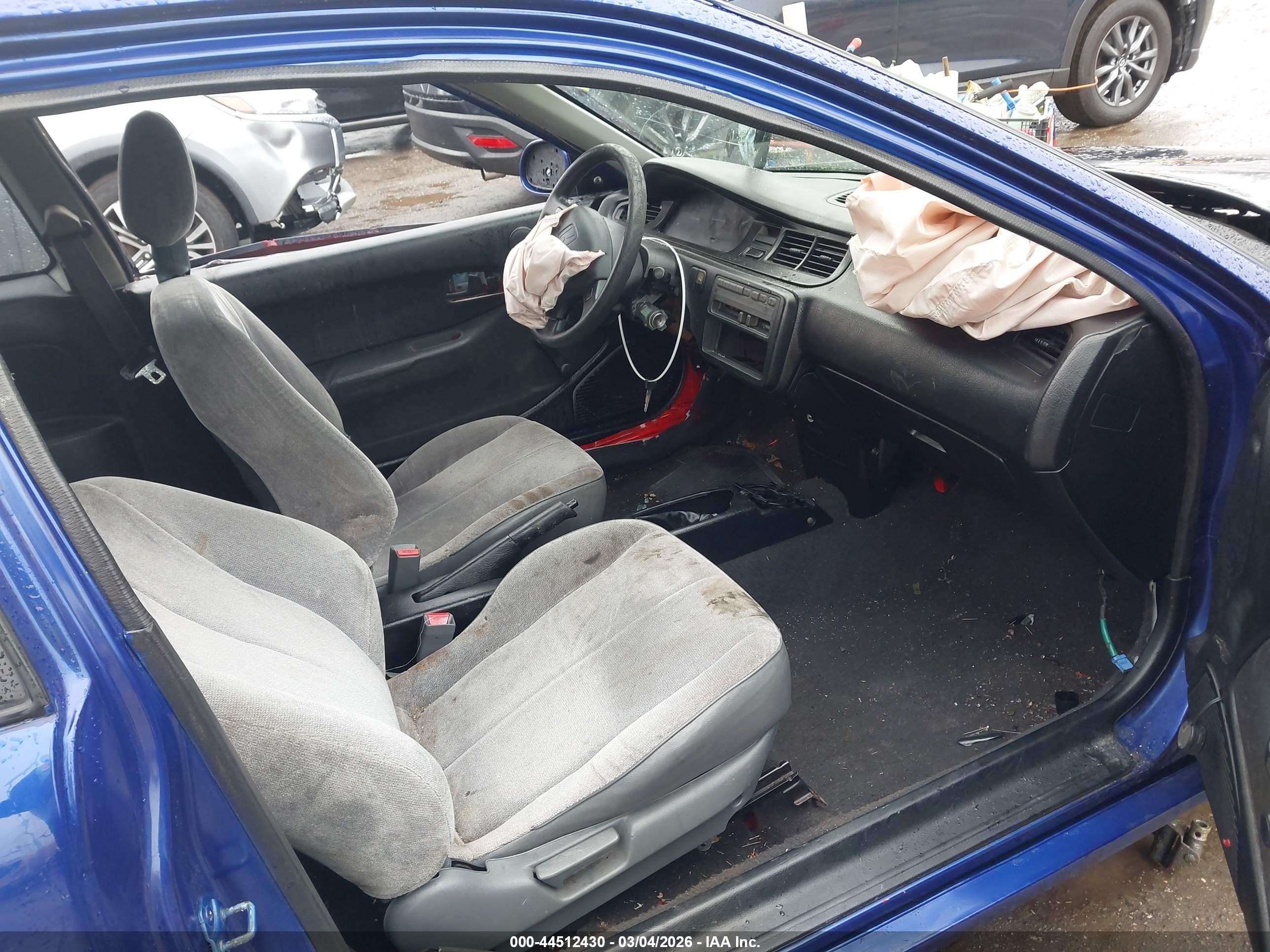 1995 Honda Civic Cx Blue vin: 2HGEH2358SH518679