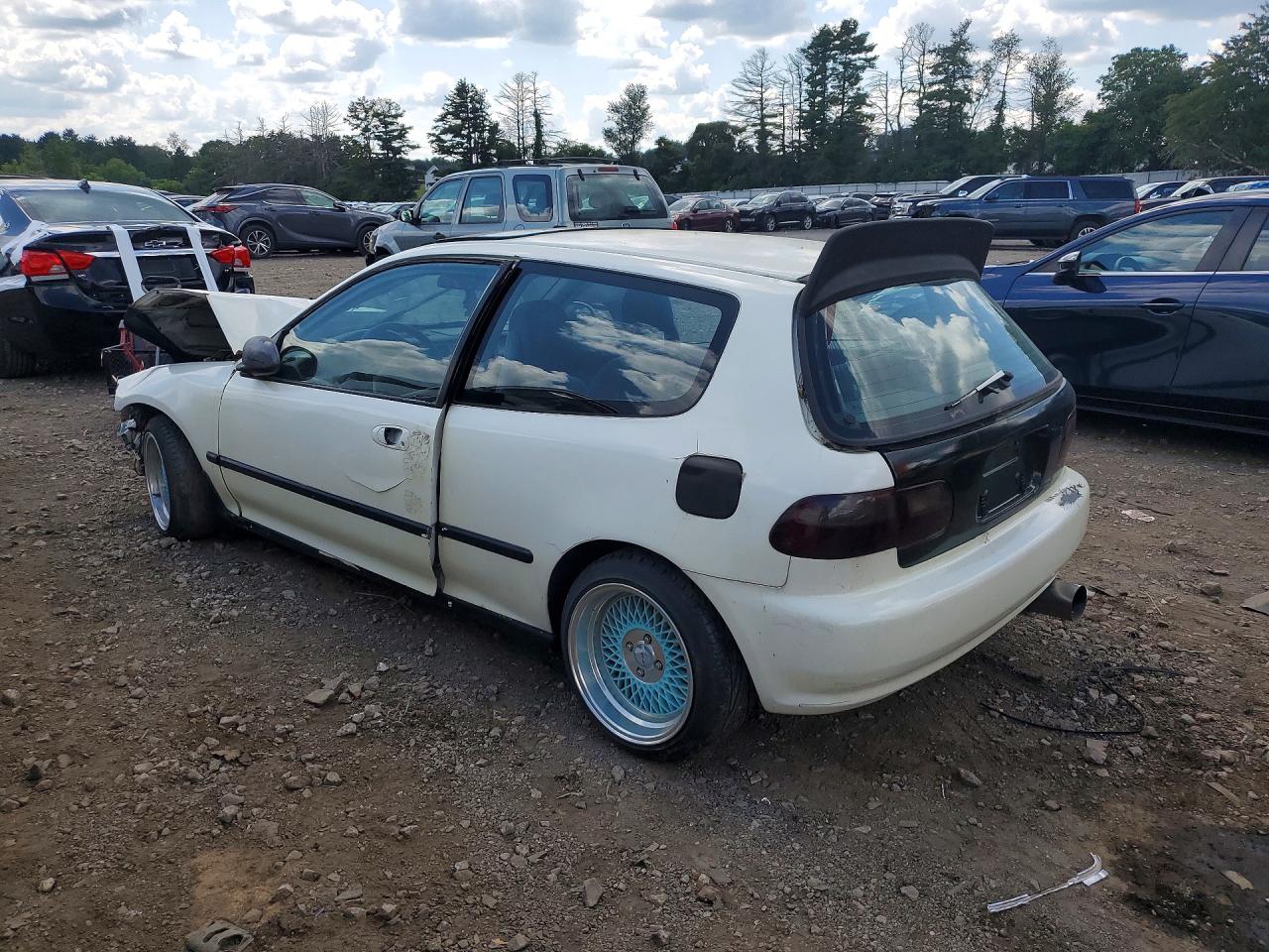 1995 Honda Civic Dx Белый vin: 2HGEH2360SH523920