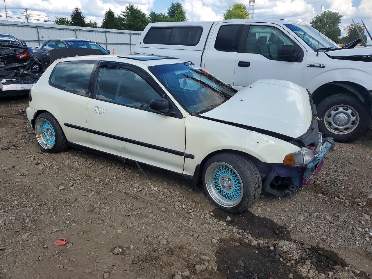 1995 Honda Civic Dx Белый vin: 2HGEH2360SH523920